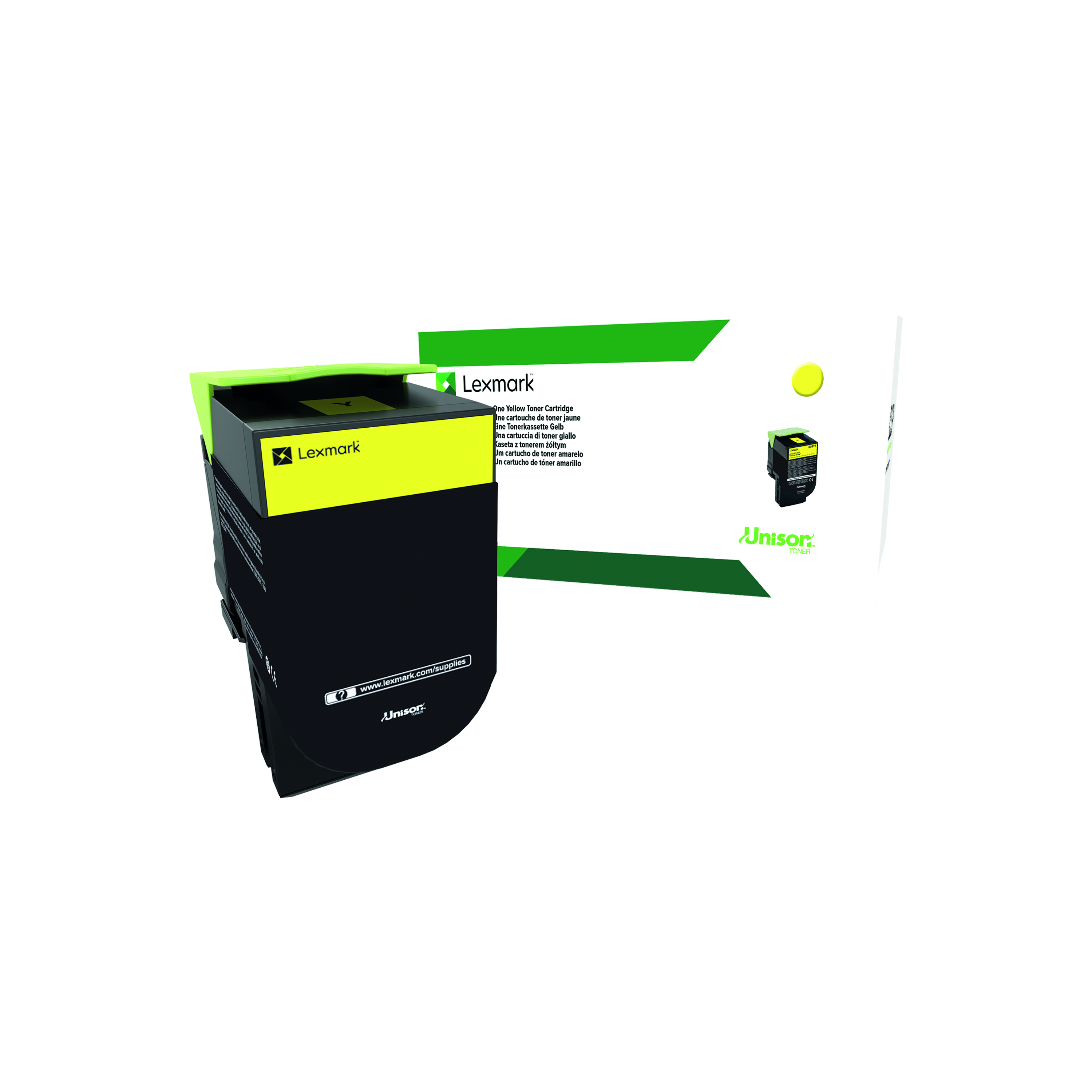 Lexmark+CS%2FCX310+Return+Programme+1K+Toner+Cartridge+Yellow+70C20Y0