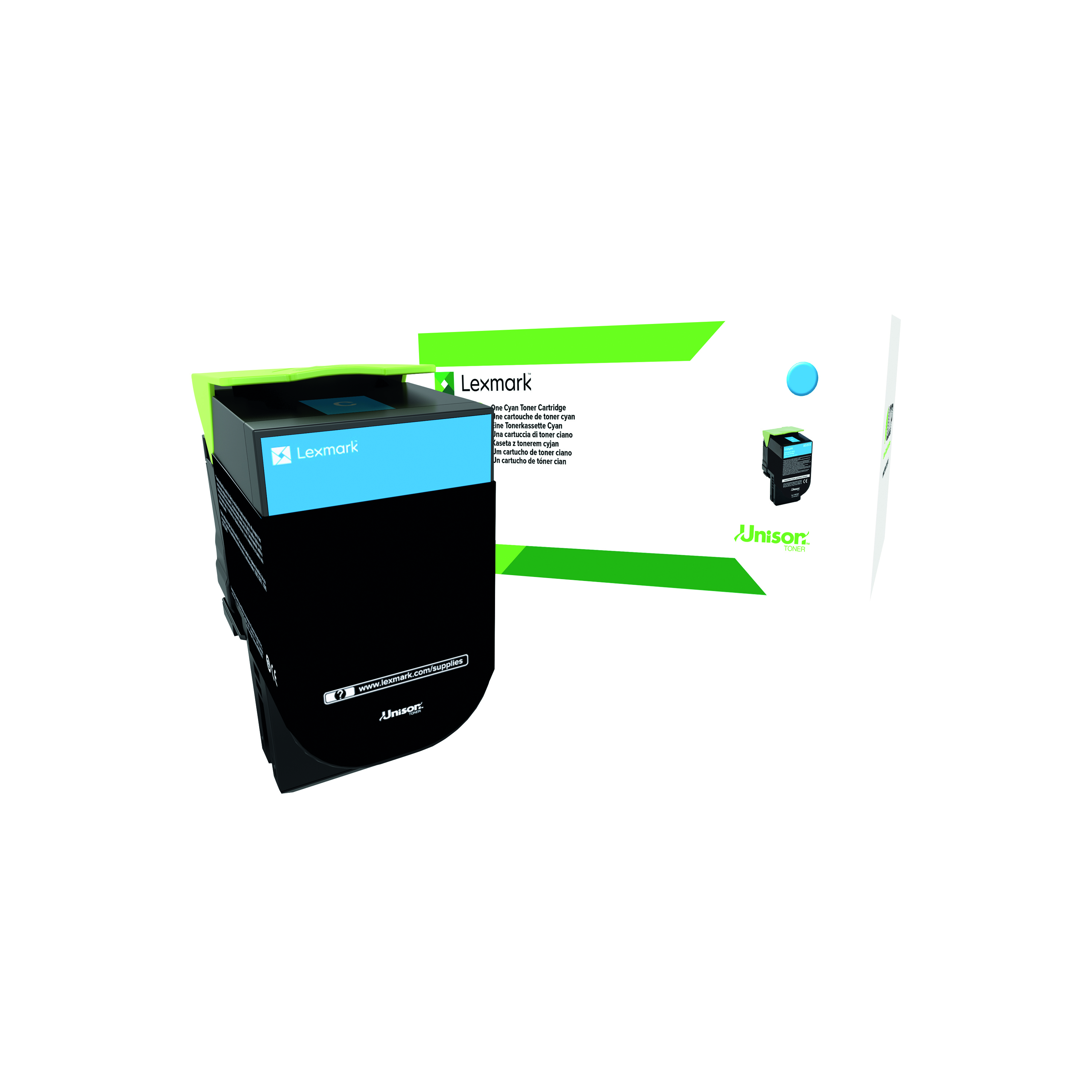 Lexmark+CX310+Return+Programme+2K+Toner+Cartridge+High+Yield+Cyan+80C2SC0