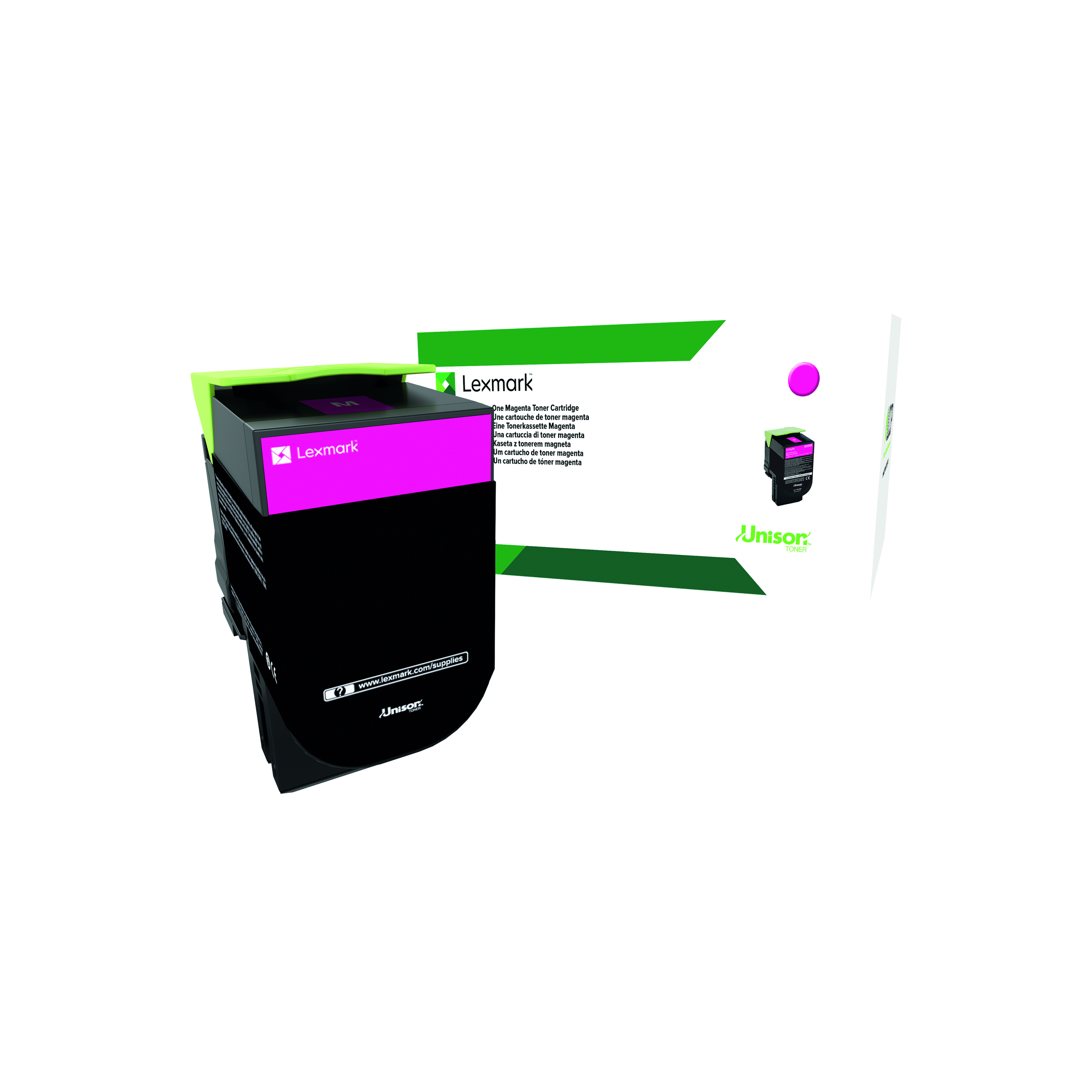Lexmark+CX310+Return+Programme+2K+Toner+Cartridge+High+Yield+Magenta+80C2SM0