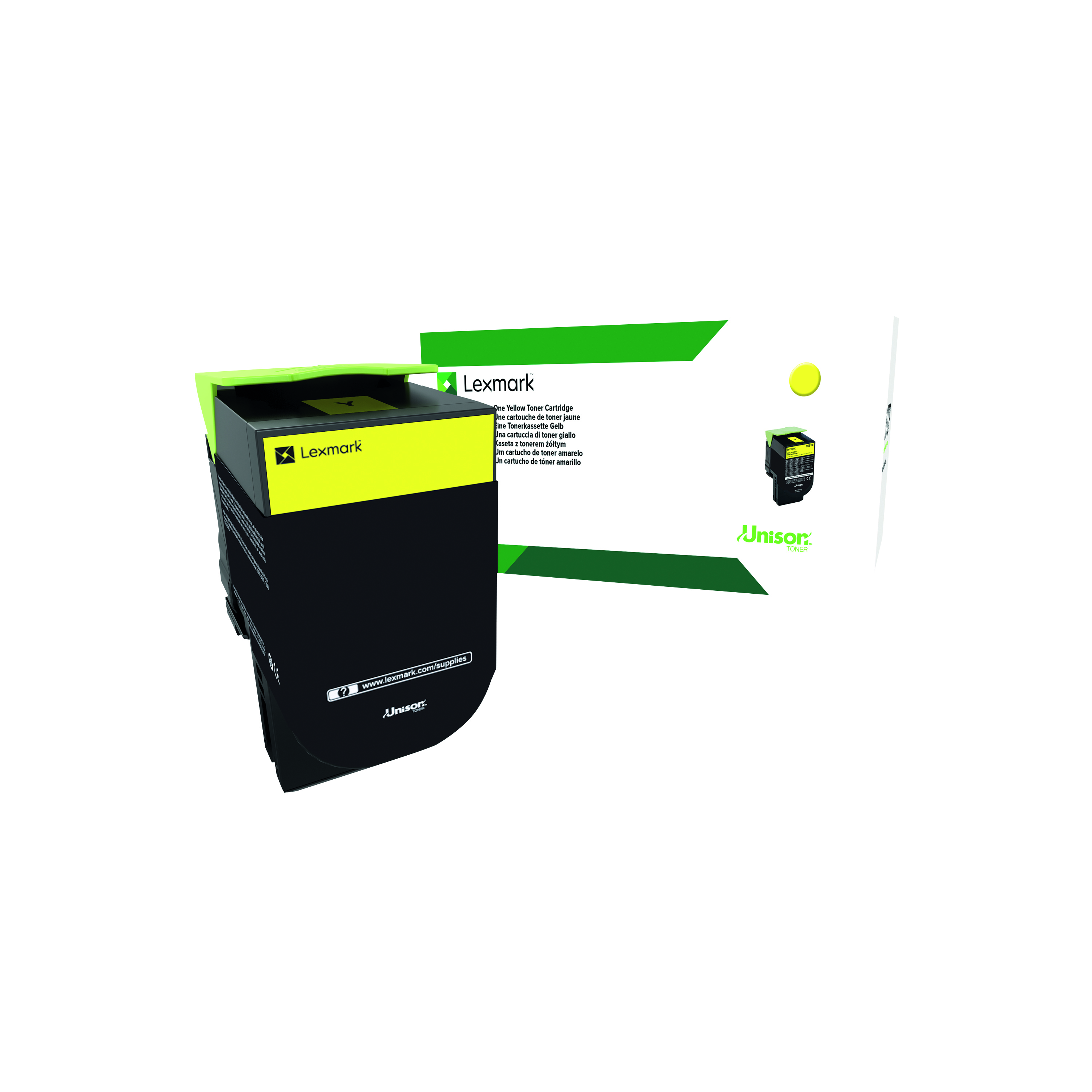 Lexmark+CS%2FCX317+Return+Programme+2.3K+Toner+Cartridge+Yellow+71B20Y0