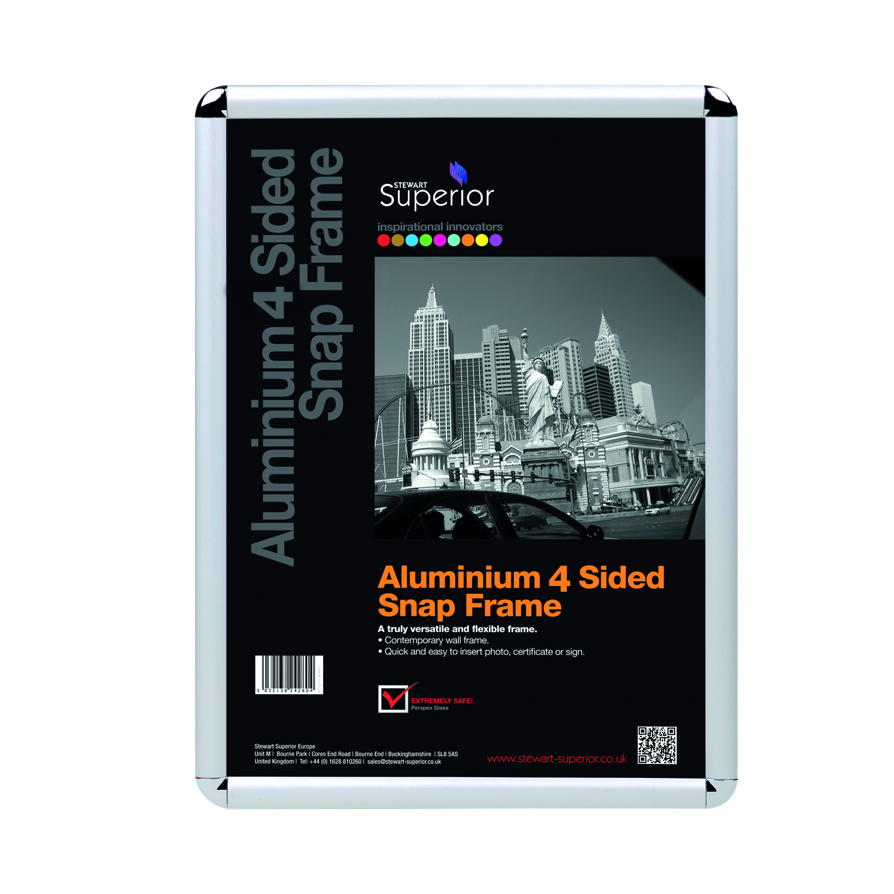 Stewart+Superior+Snap+Frame+A1+Chrome+ROUNDA1