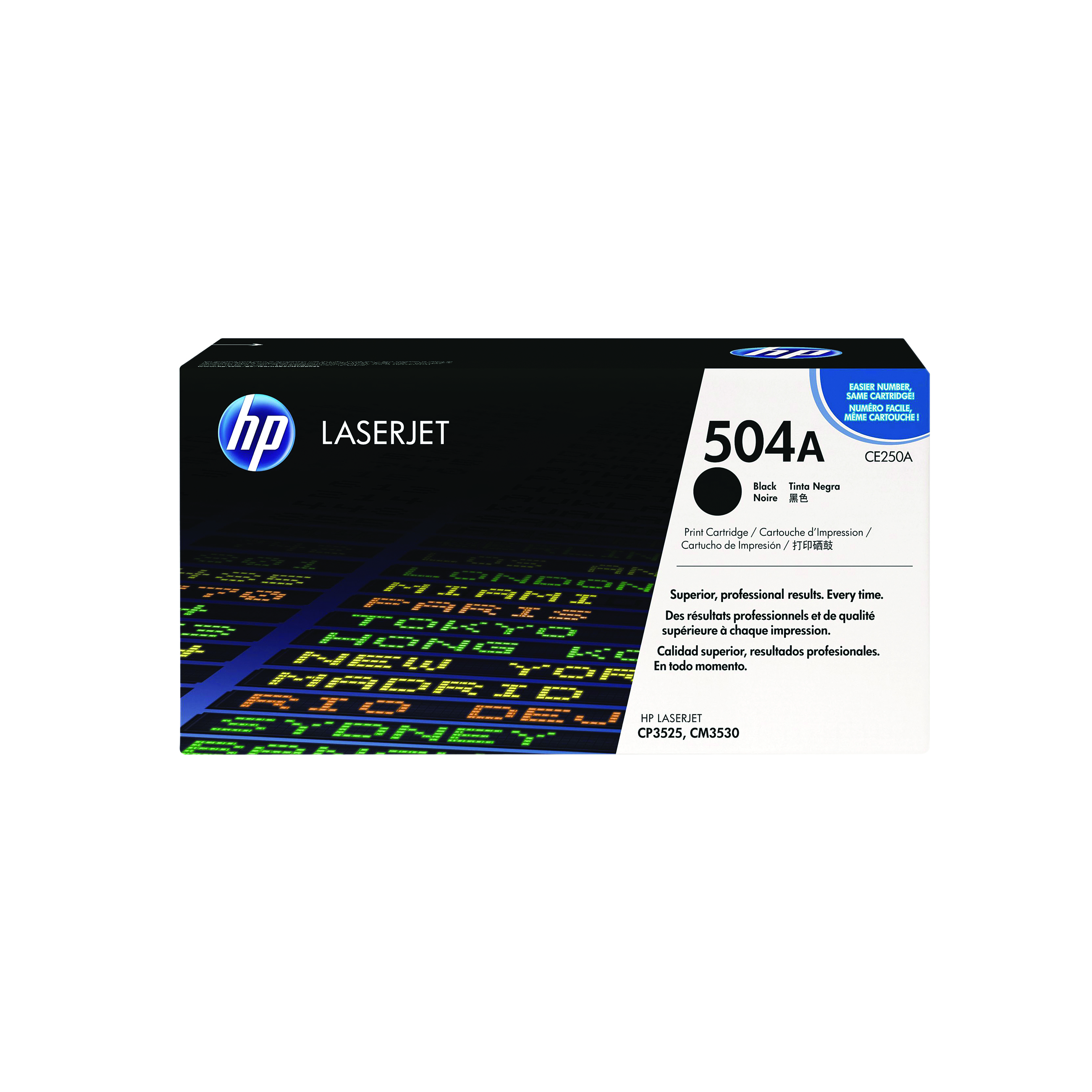 HP+504A+Original+LaserJet+Toner+Cartridge+Black+CE250A