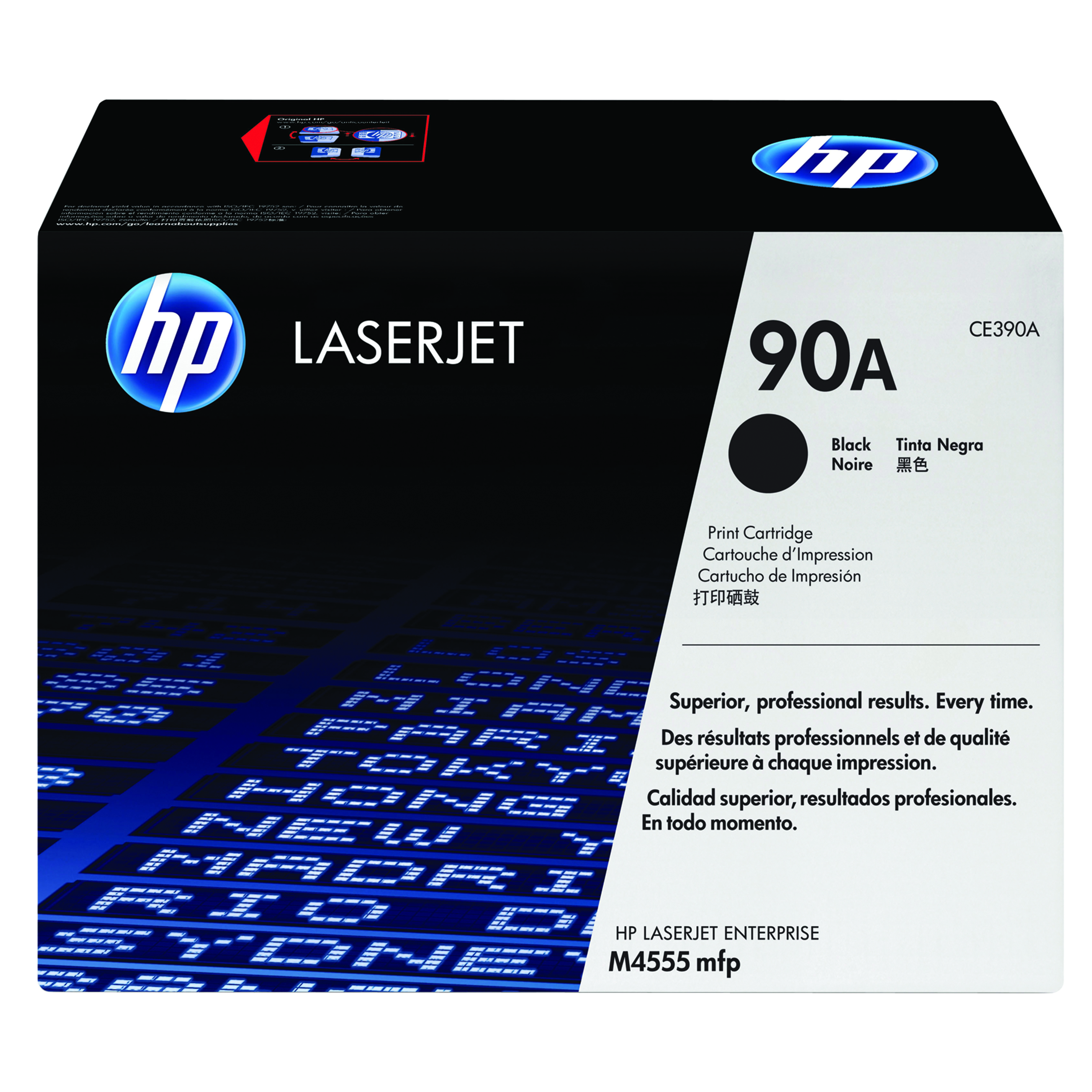 HP+90A+Original+LaserJet+Toner+Cartridge+Black+CE390A