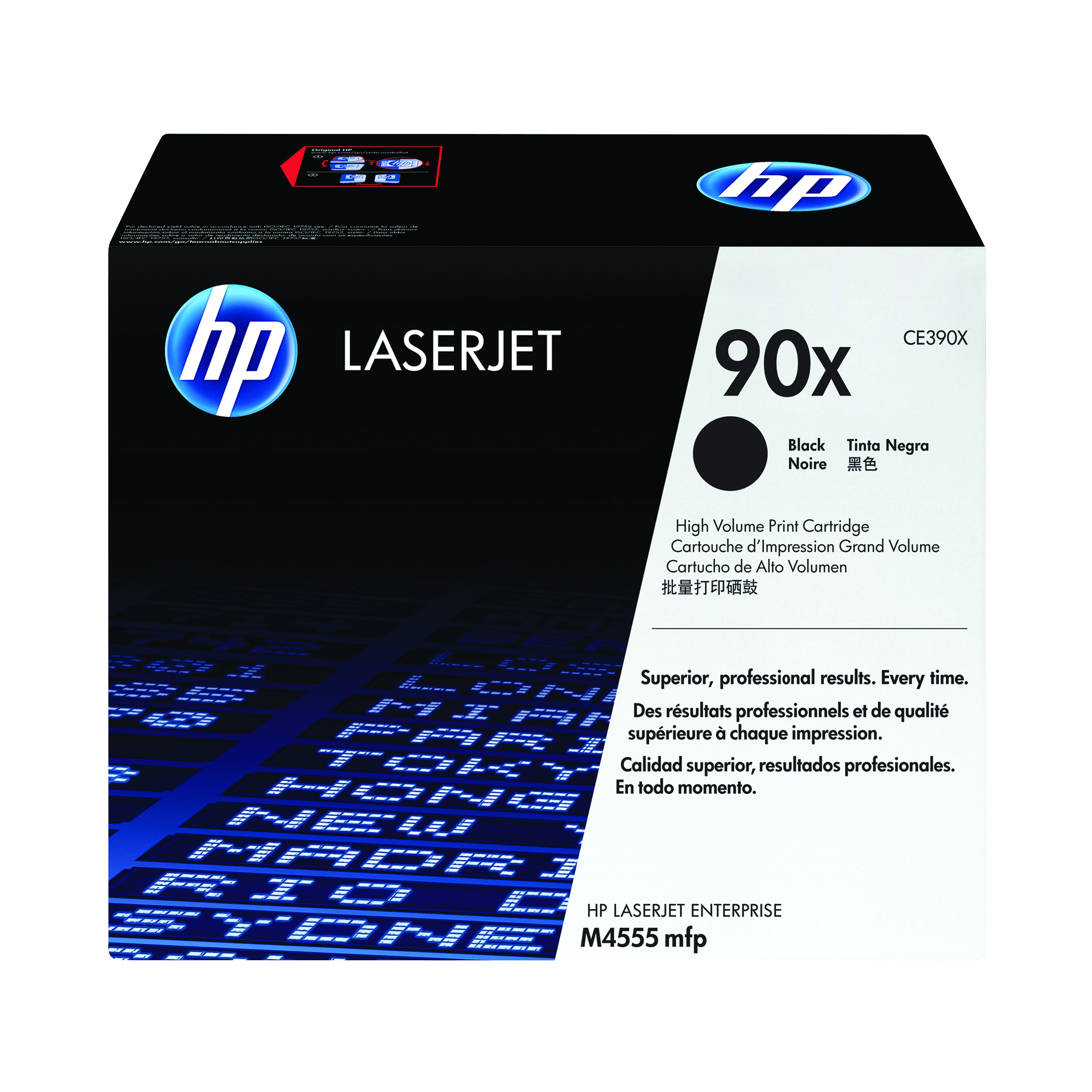 HP+90X+Original+LaserJet+Toner+Cartridge+High+Yield+Black+CE390X