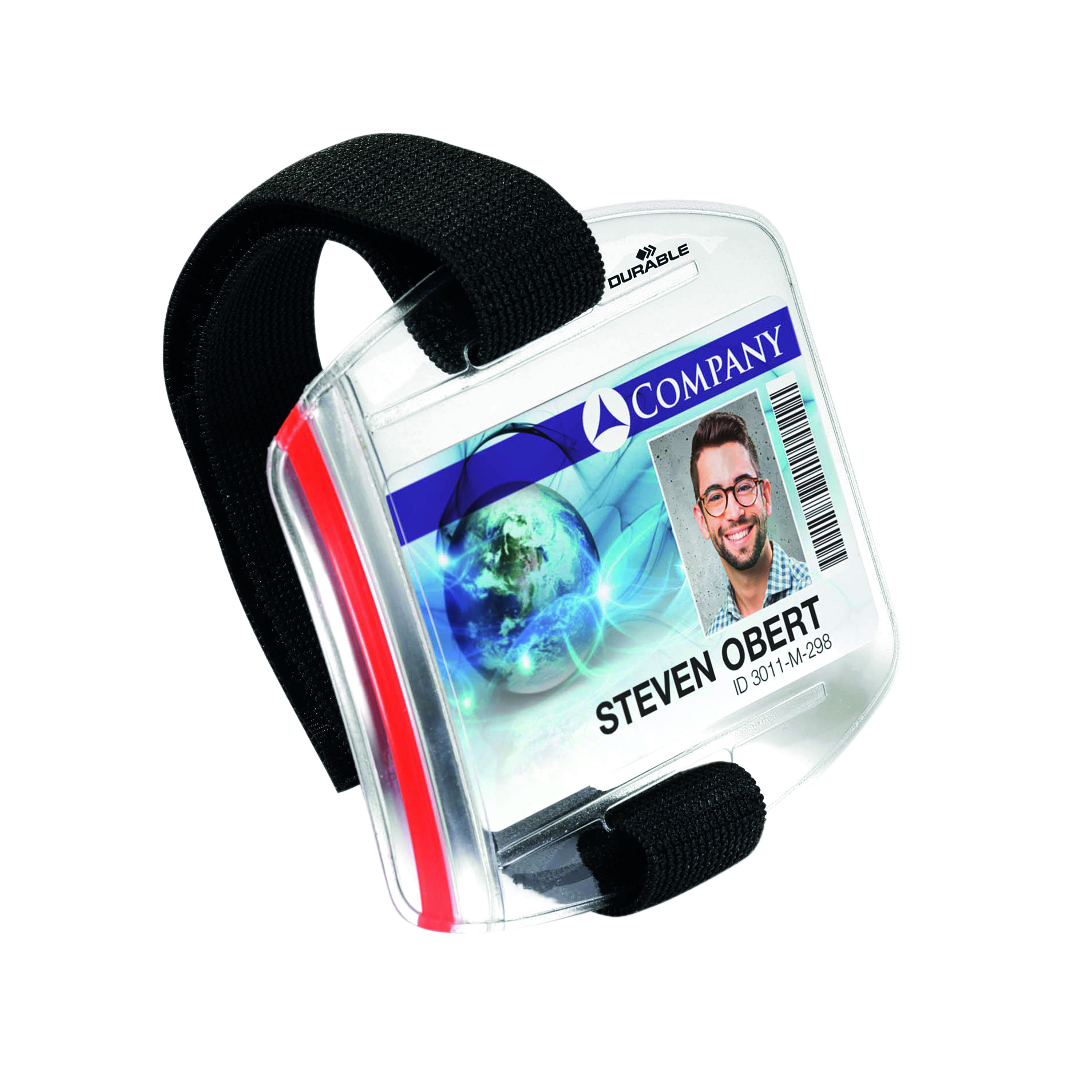 Durable+Security+Arm+Band+ID+Badge+Holder+Clear+%28Pack+of+10%29+8414