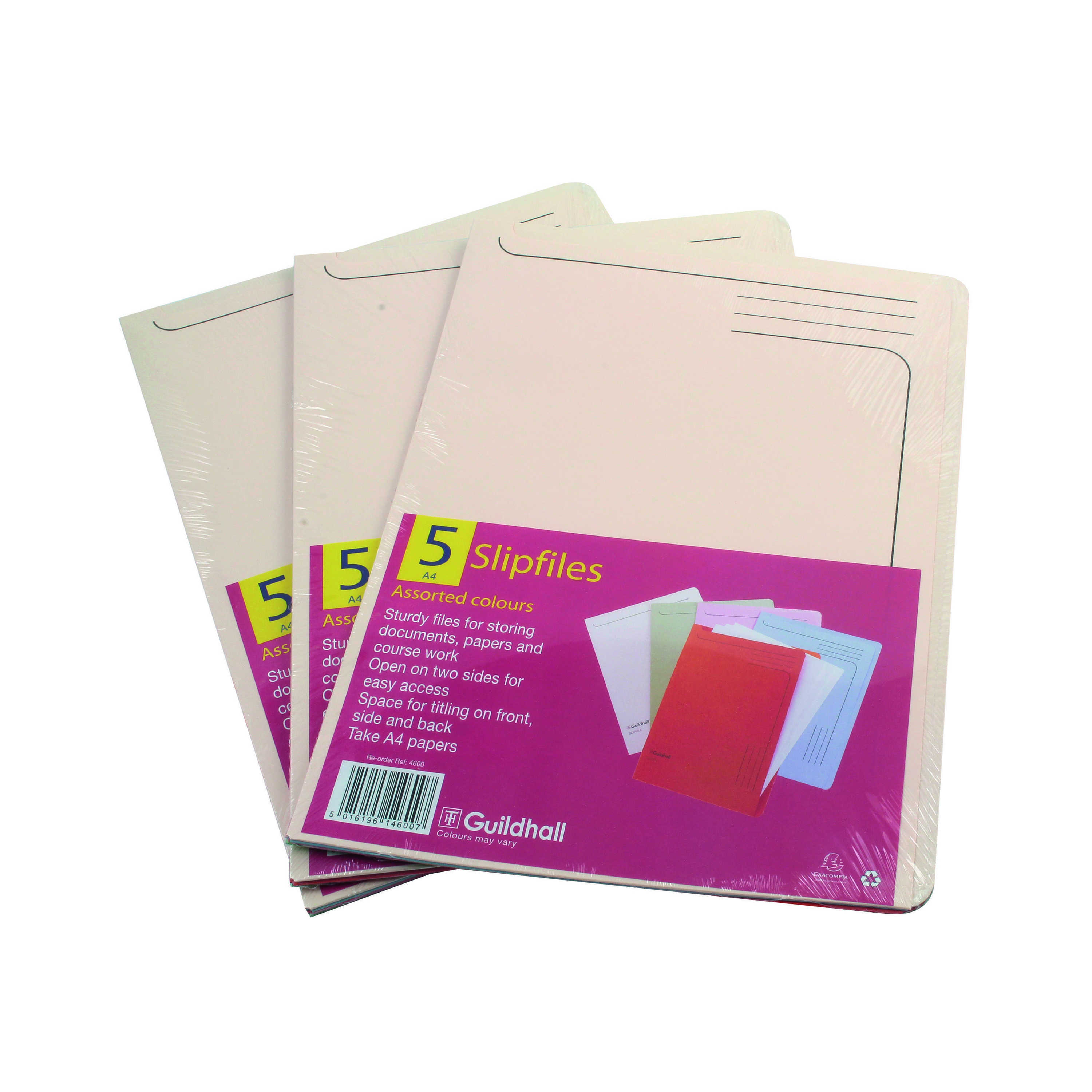 Exacompta+Guildhall+Slipfile+Manilla+230gsm+Cream+%28Pack+of+50%29+4609Z