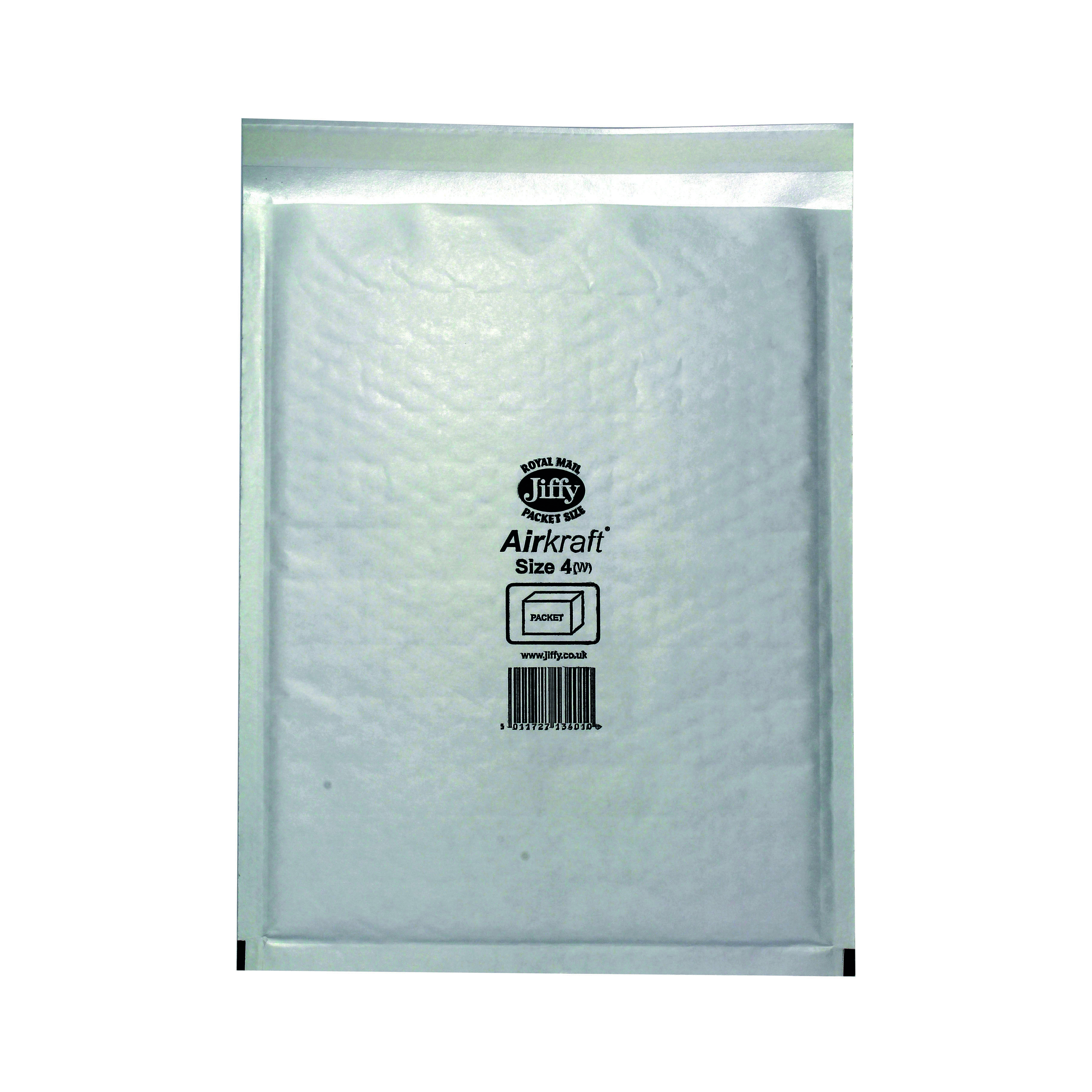 AirKraft+Size+4+Bubble+Lined+Mailer+White+%28Pack+of+100%29+MAKC88007
