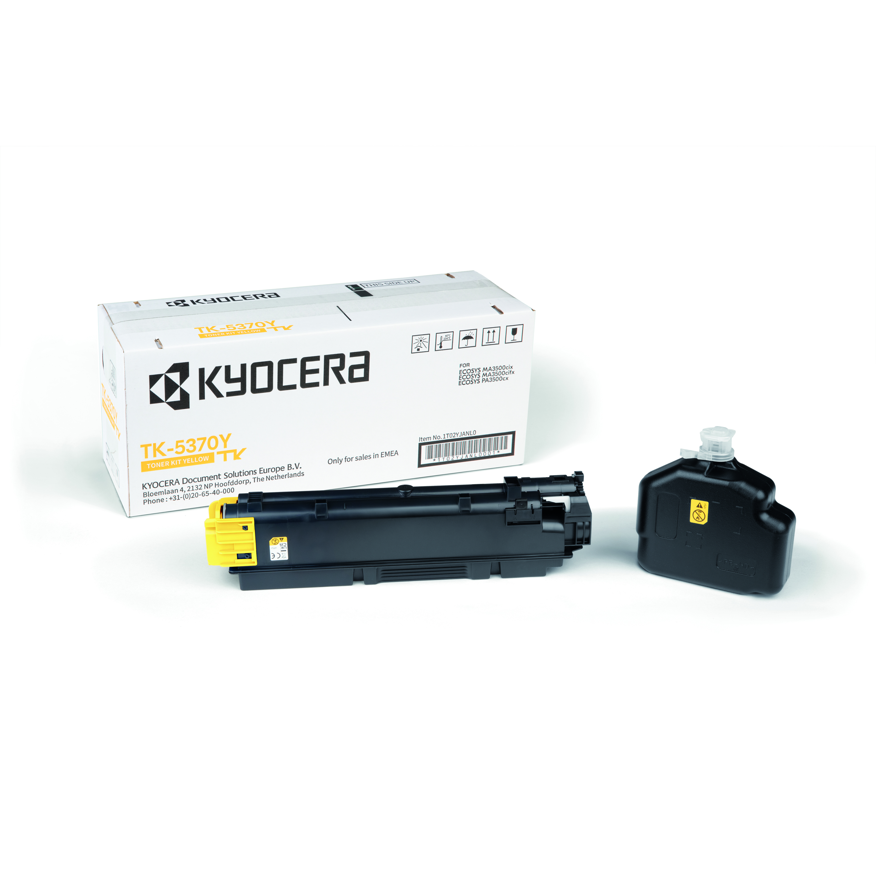 Kyocera+TK-5370Y+Toner+Cartridge+Yellow+1T02YJANL0