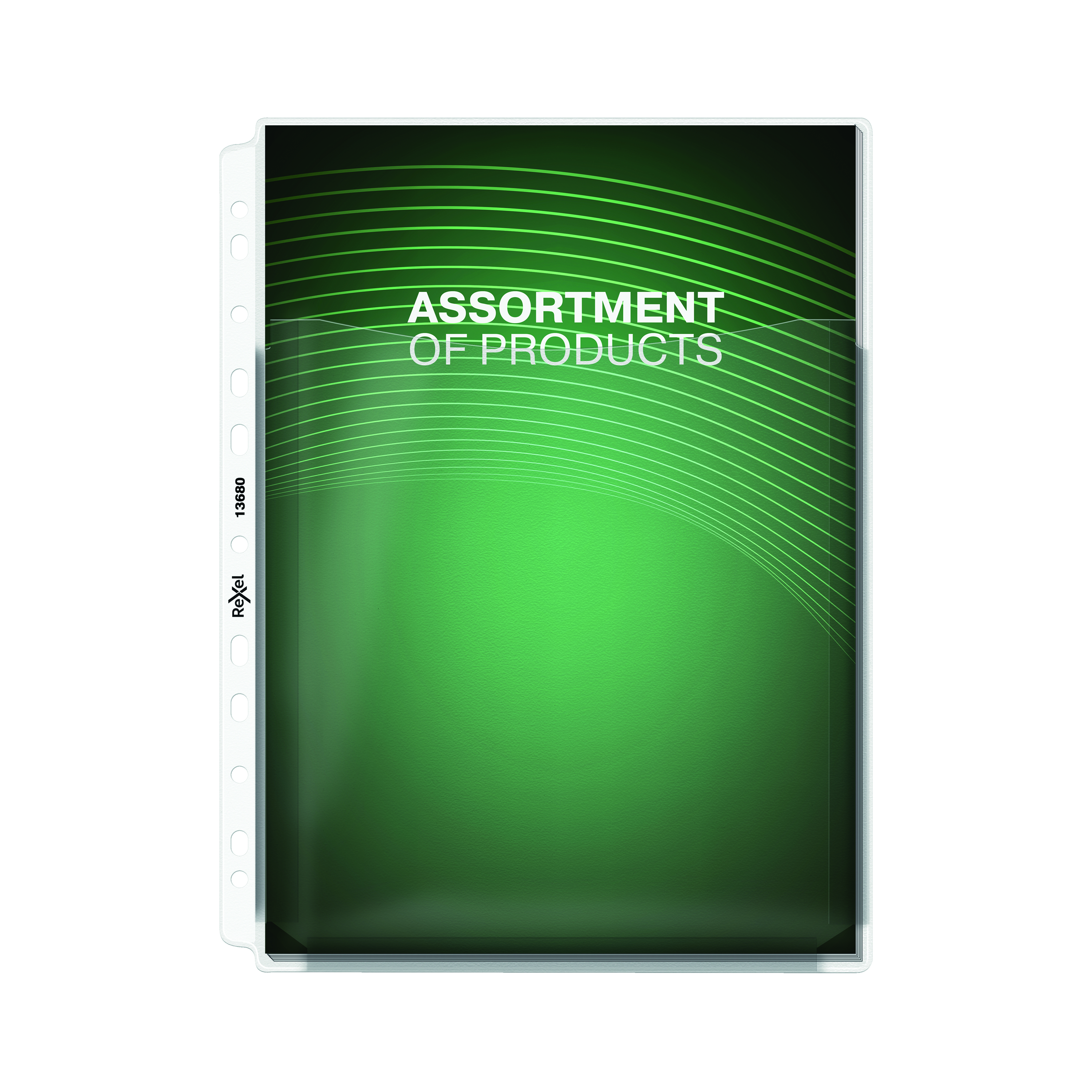 Rexel+Nyrex+Heavy+Duty+Extra+Capacity+A4+Embossed+Punched+Pocket+%28Pack+of+5%29+13680