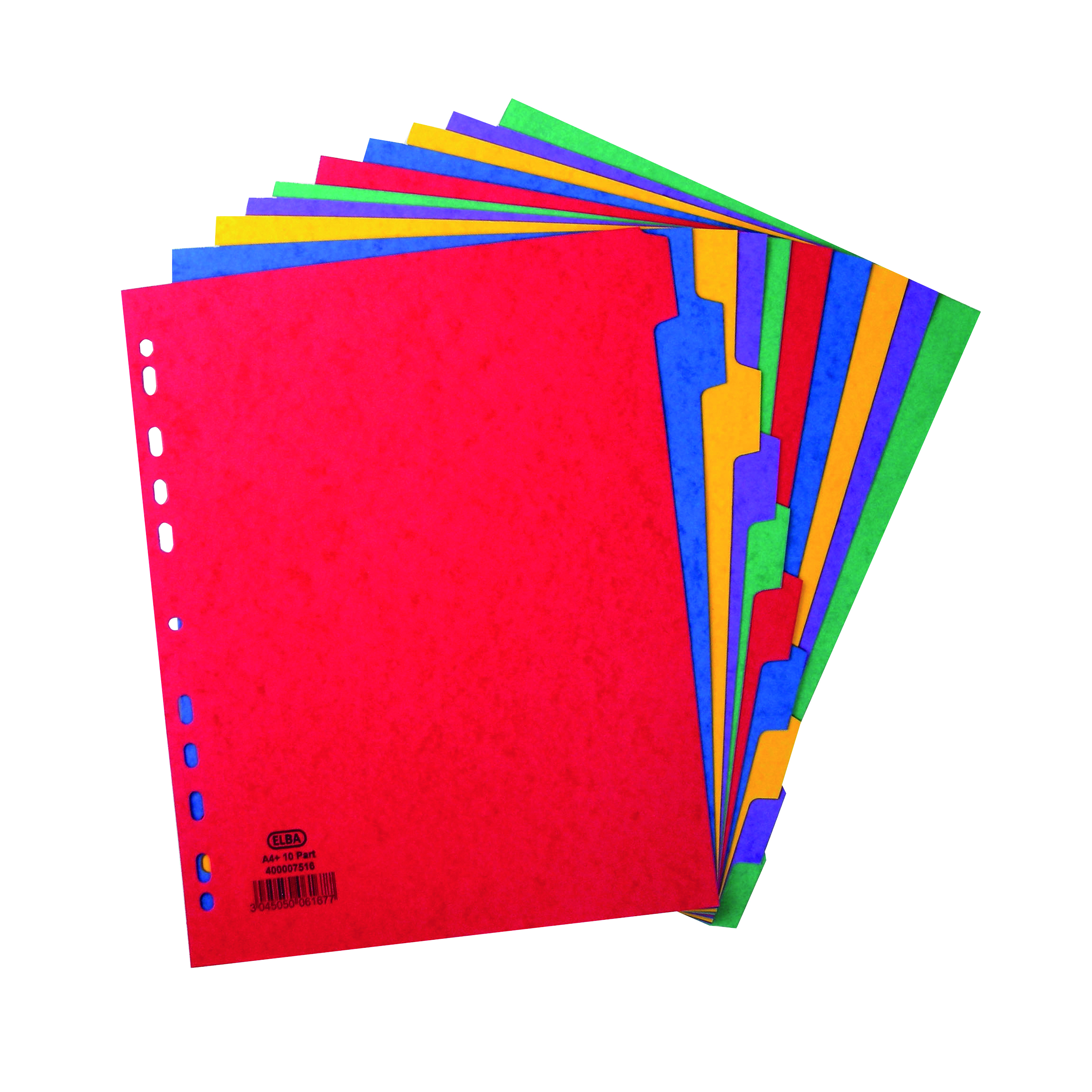 Elba+10-Part+Extra+Wide+Pressboard+Divider+A4+400007516