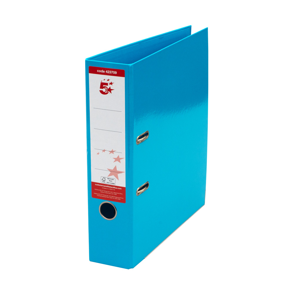 5+Star+Office+Lever+Arch+File+A4+Blue+%28Pack+of+10%29