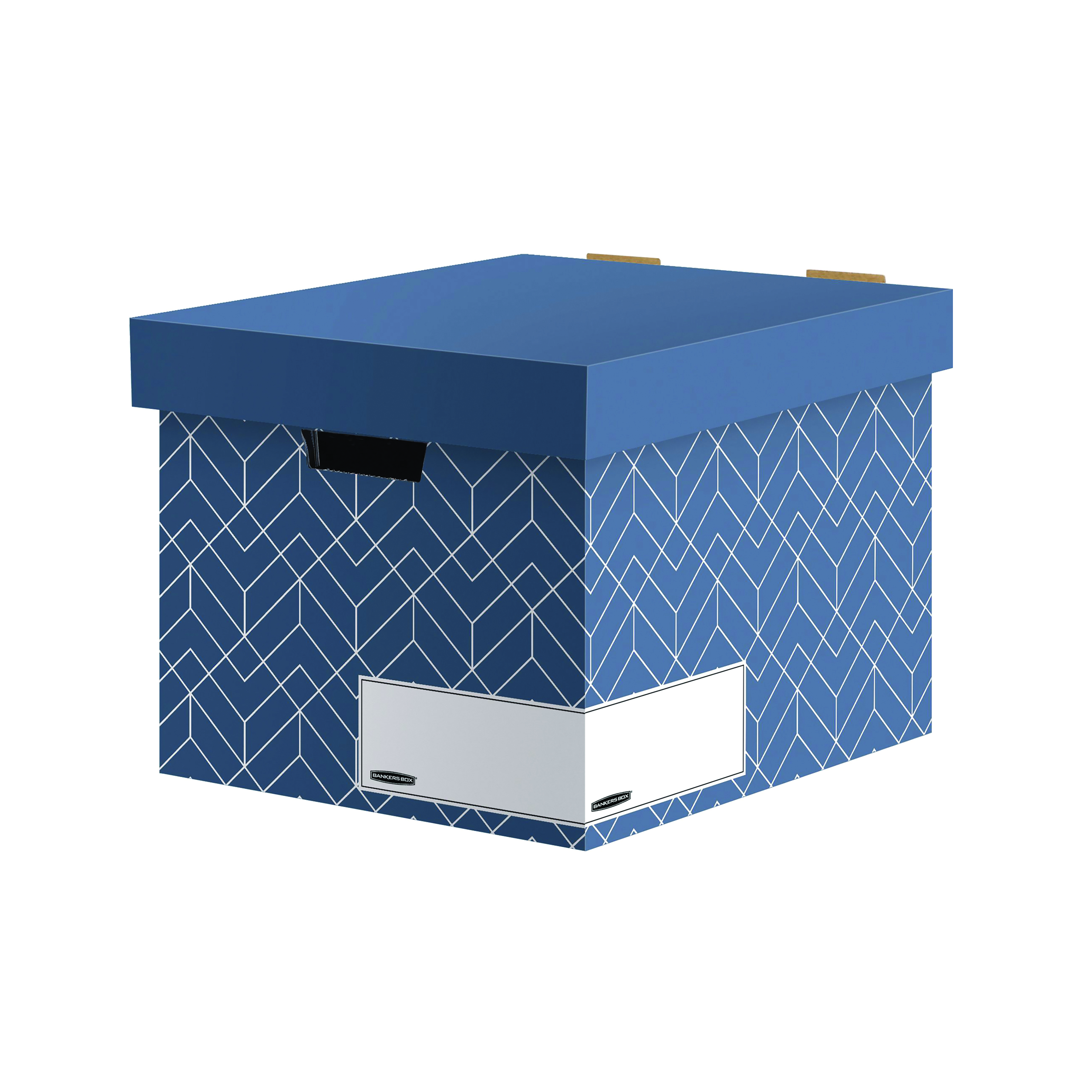 Bankers+Box+Decor+Storage+Box+Urban+Slate+Blue+%28Pack+of+5%29+4483701