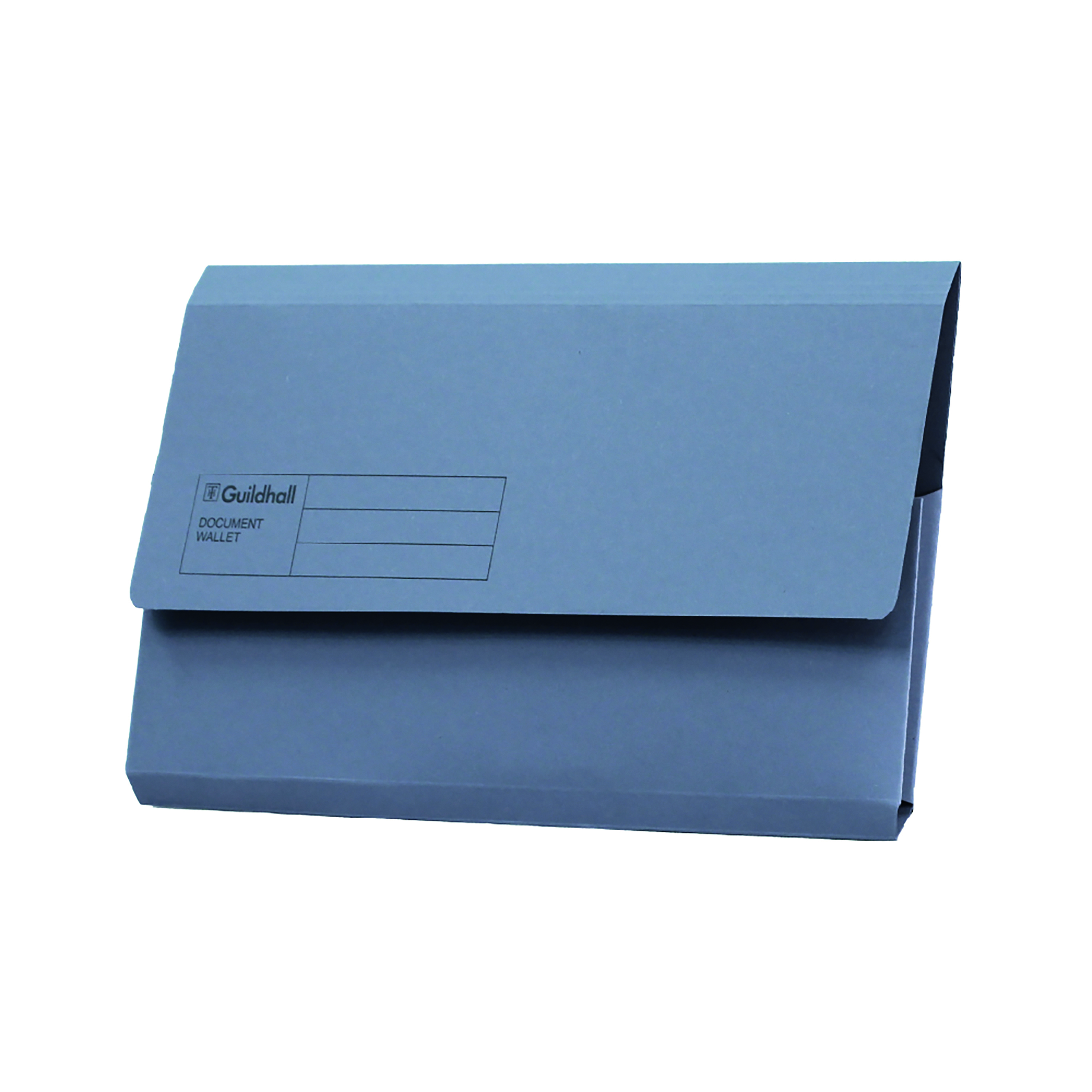Exacompta+Guildhall+Document+Wallet+Foolscap+Blue+%28Pack+of+50%29+GDW1-BLU
