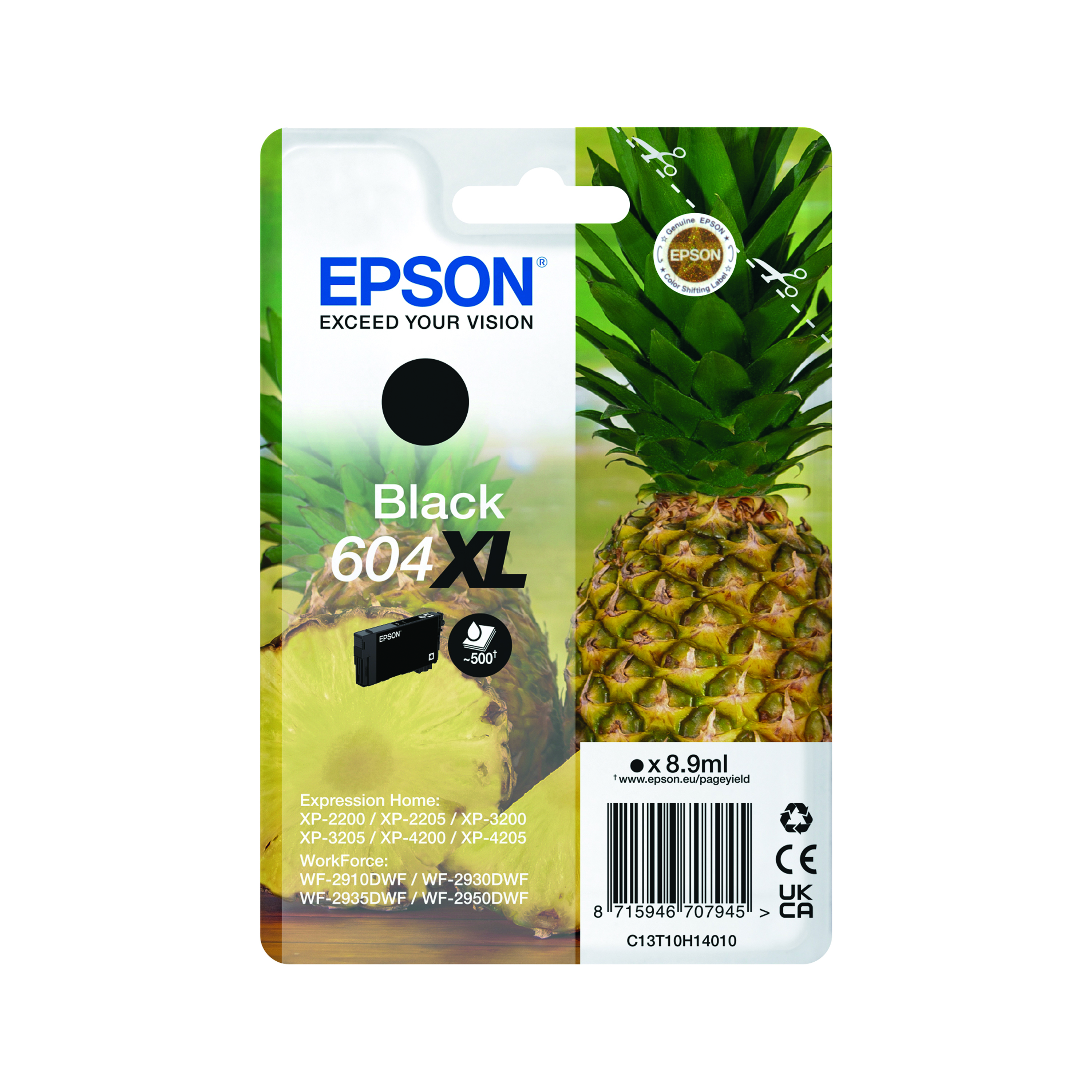 Epson+604XL+Pineapple+Ink+Cartridge+High+Yield+Black+C13T10H14010