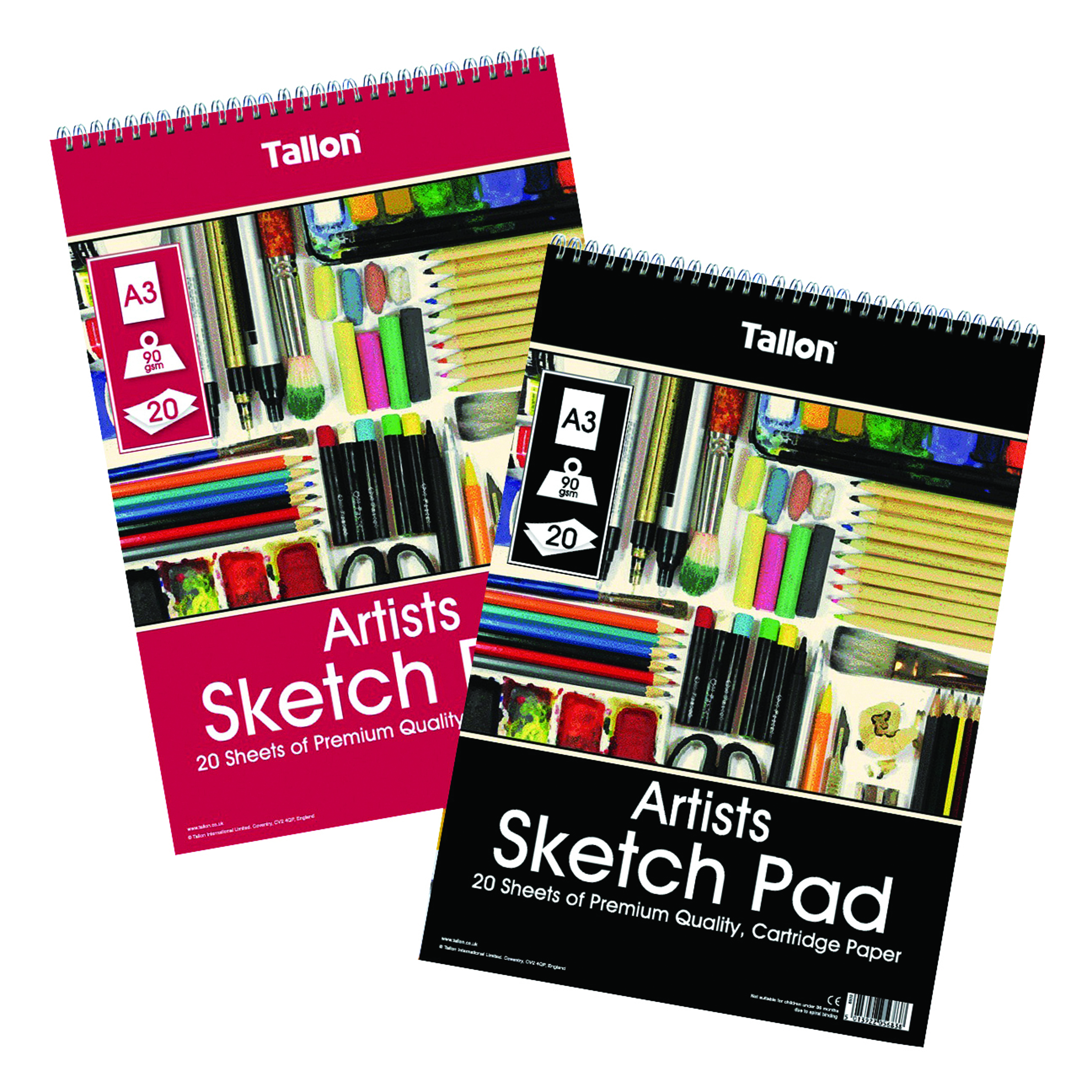 Tallon+Artist+Sketch+Pad+20+Sheet+A3+%28Pack+of+6%29+TAL05683
