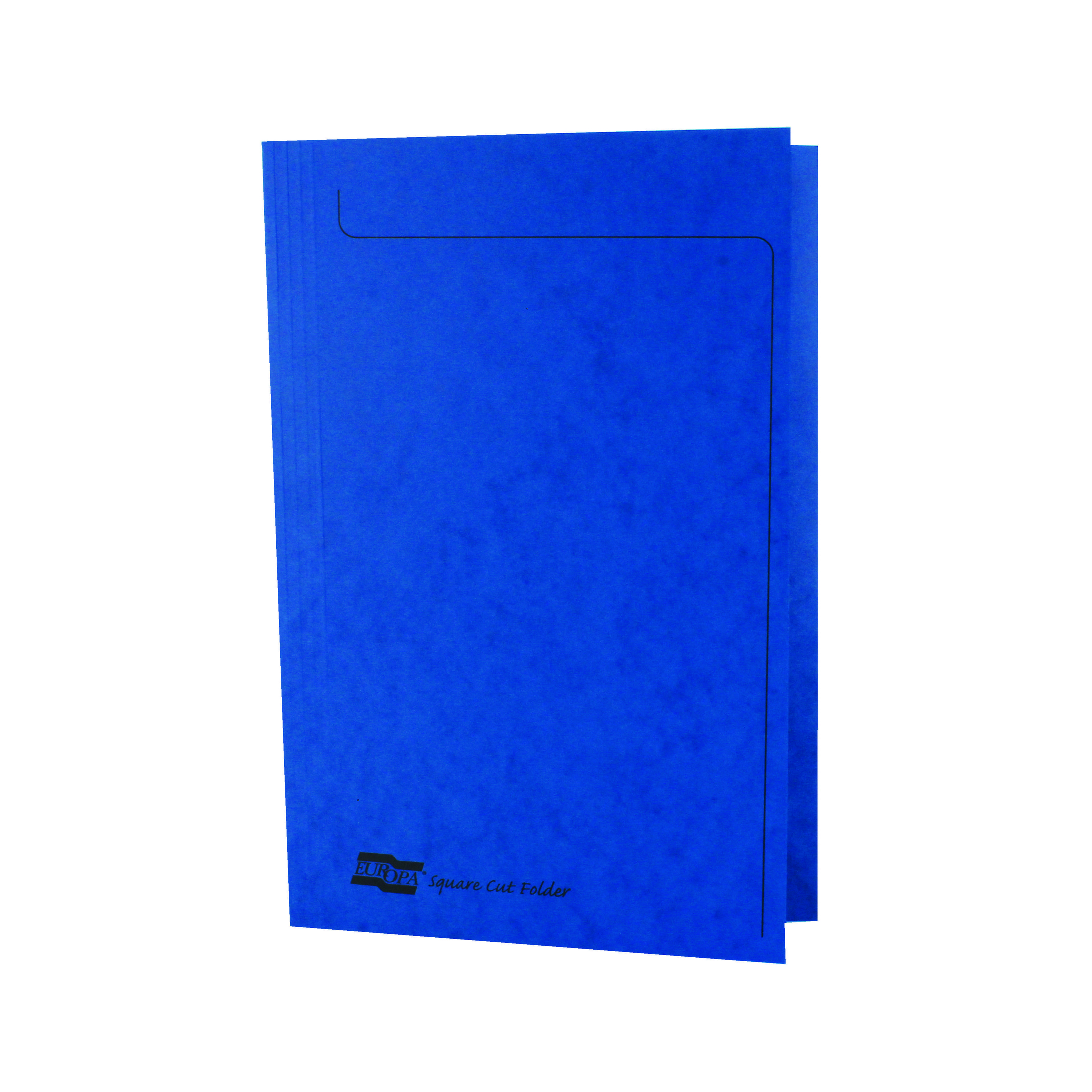 Europa+Square+Cut+Folder+300+micron+Foolscap+Blue+%28Pack+of+50%29+4825