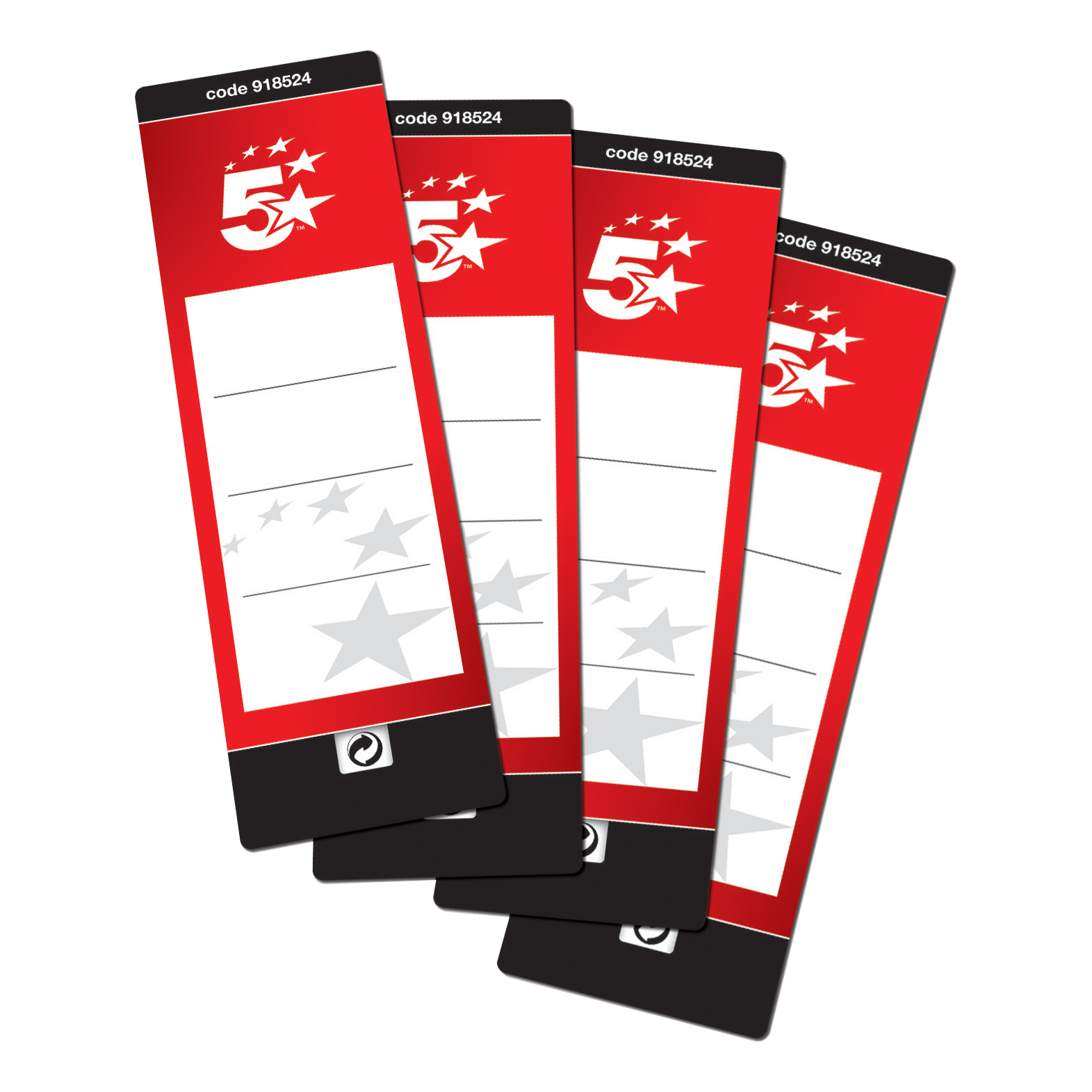 5+Star+Office+Spine+Labels+for+Lever+Arch+File+190x60mm+Self+Adhesive+%28Pack+of+10%29