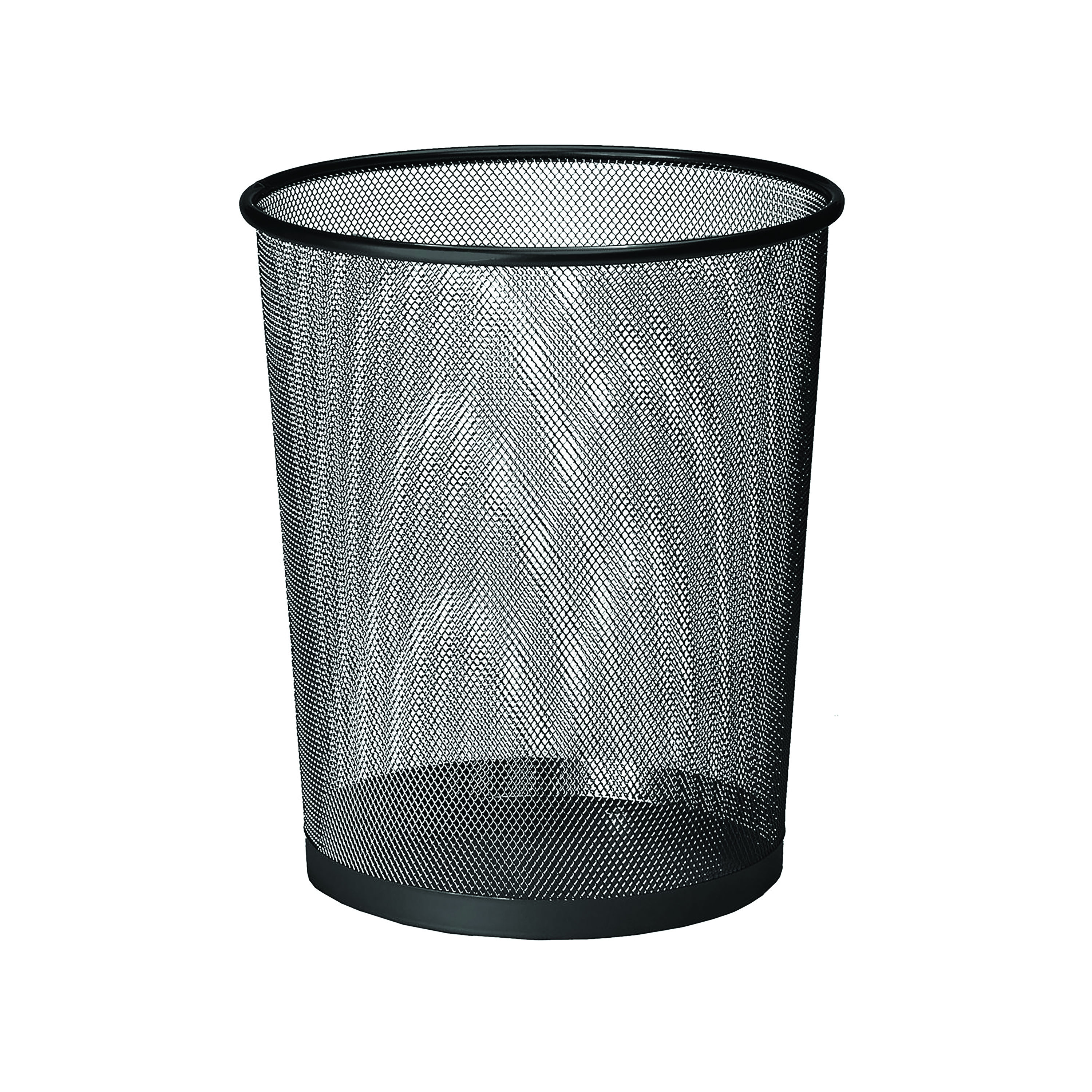 5+Star+Lightweight+Mesh+Waste+Bin+Sturdy+Scratch+Resistant+20+Litre+305x345mm+Black+288013