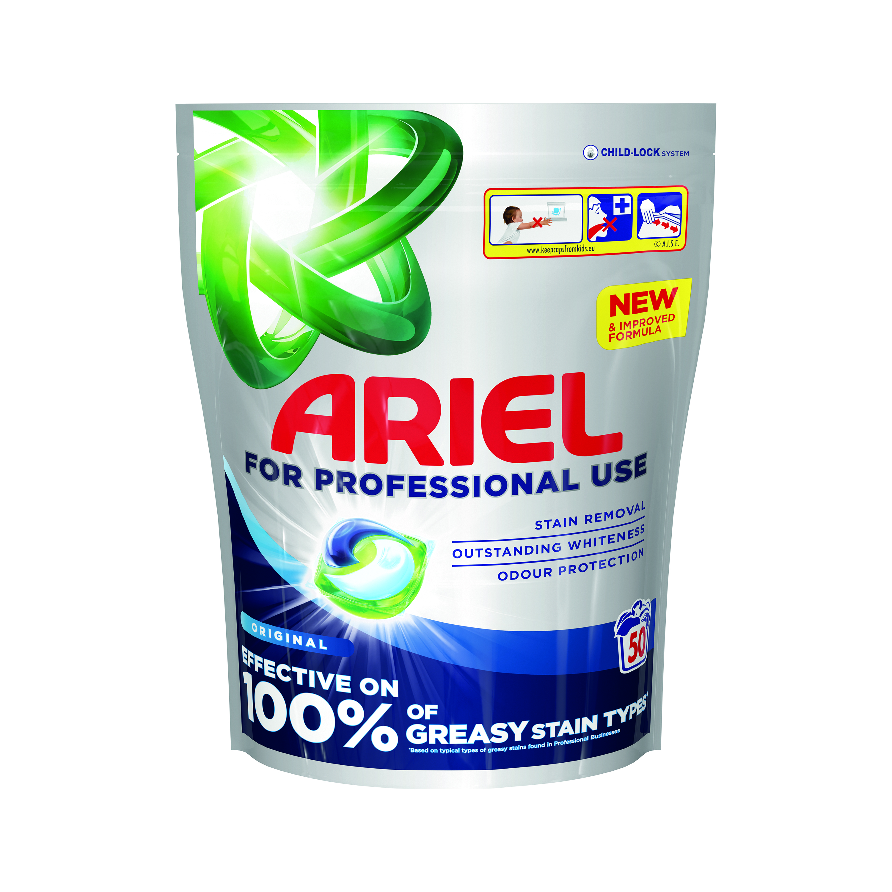 Ariel+Professional+Liquipods+All+in+One+Regular+2x50+Pods+%28Pack+of+100%29+C010440