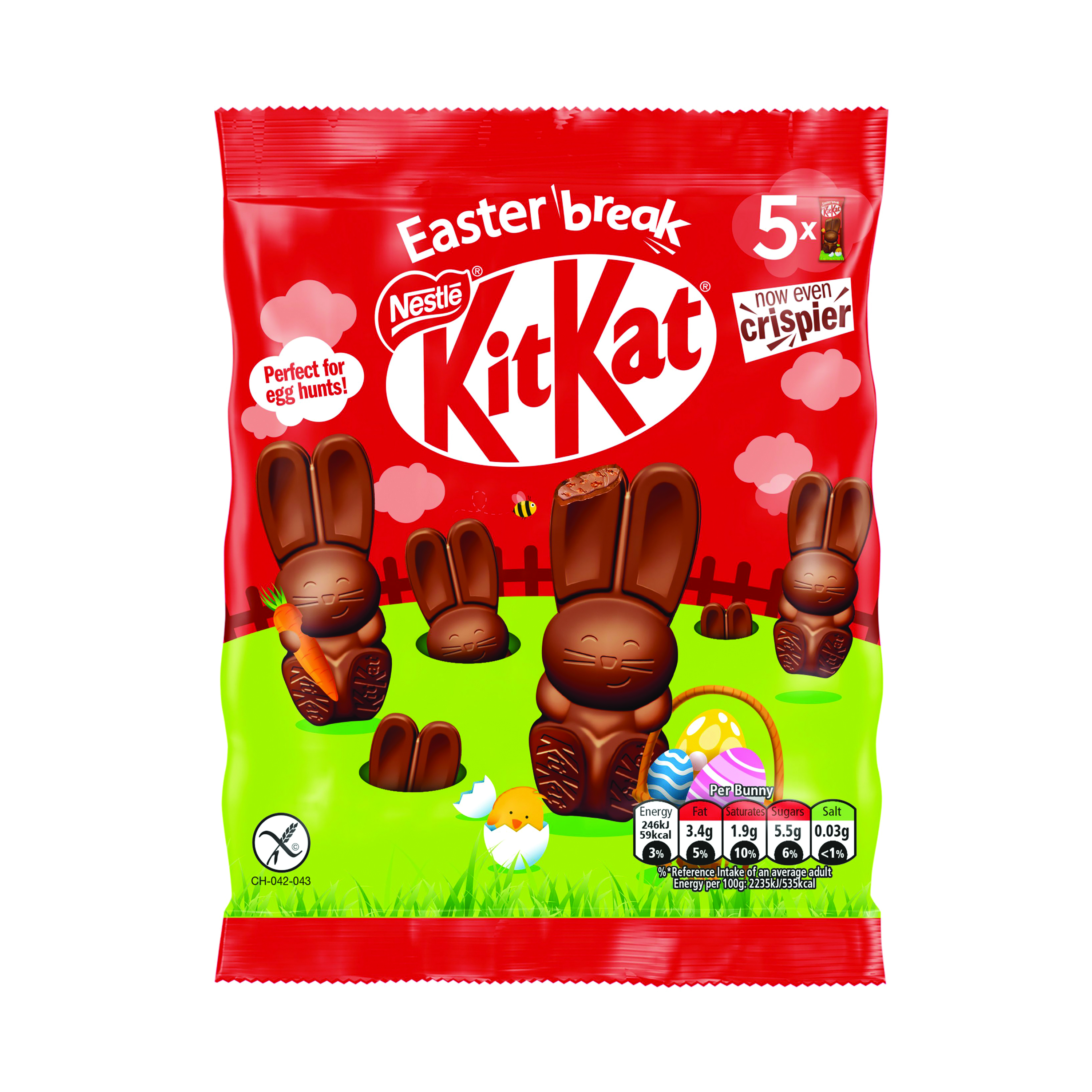 Nestle+KitKat+Bunny+Milk+Chocolate+Easter+Figure+%28Pack+of+5%29+12501654