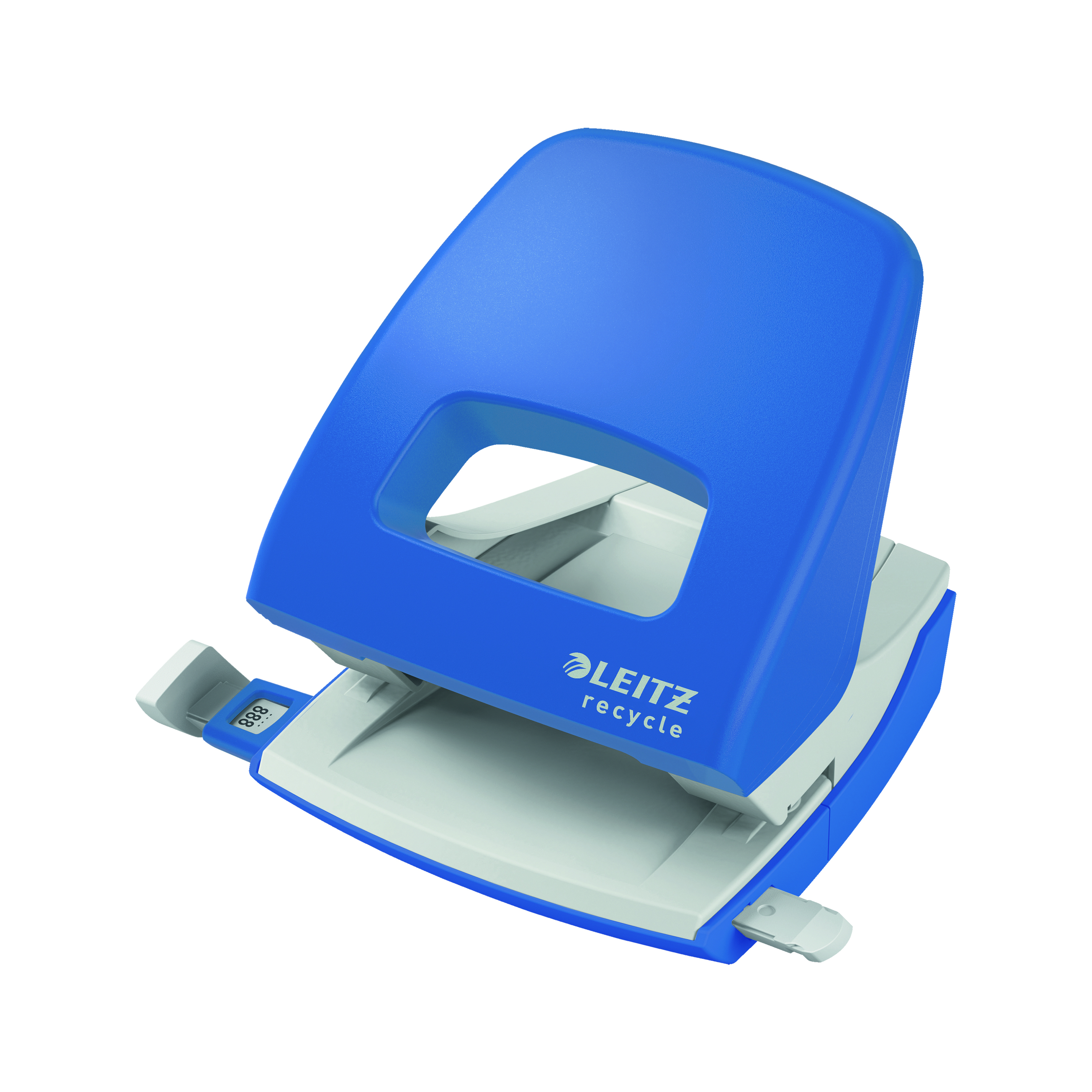 Leitz+Recycle+NeXXt+Hole+Punch+30+Sheets+Blue+50030035