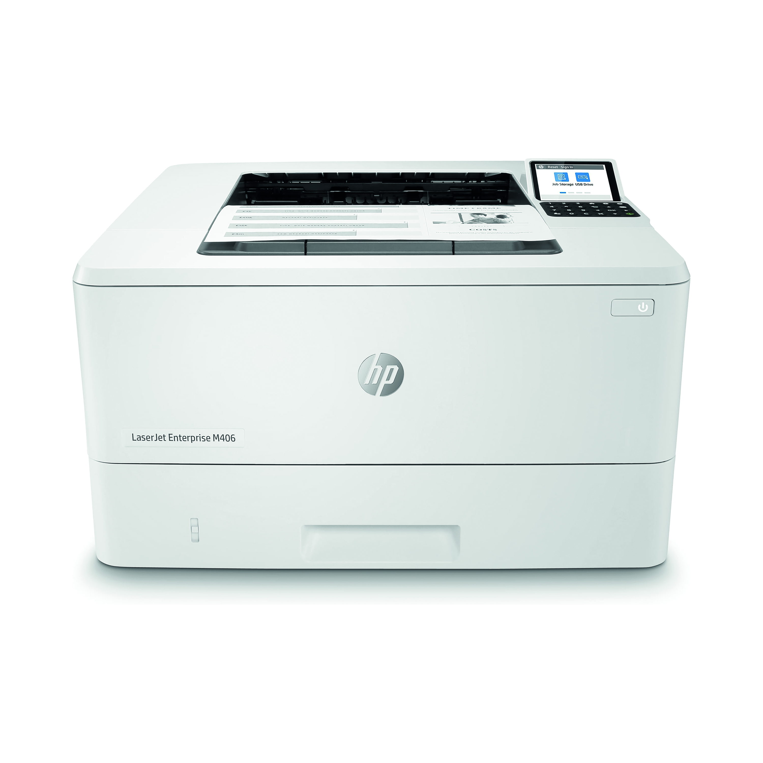 HP+LaserJet+Enterprise+M406dn+Mono+Laser+Printer+3PZ15A%23B19