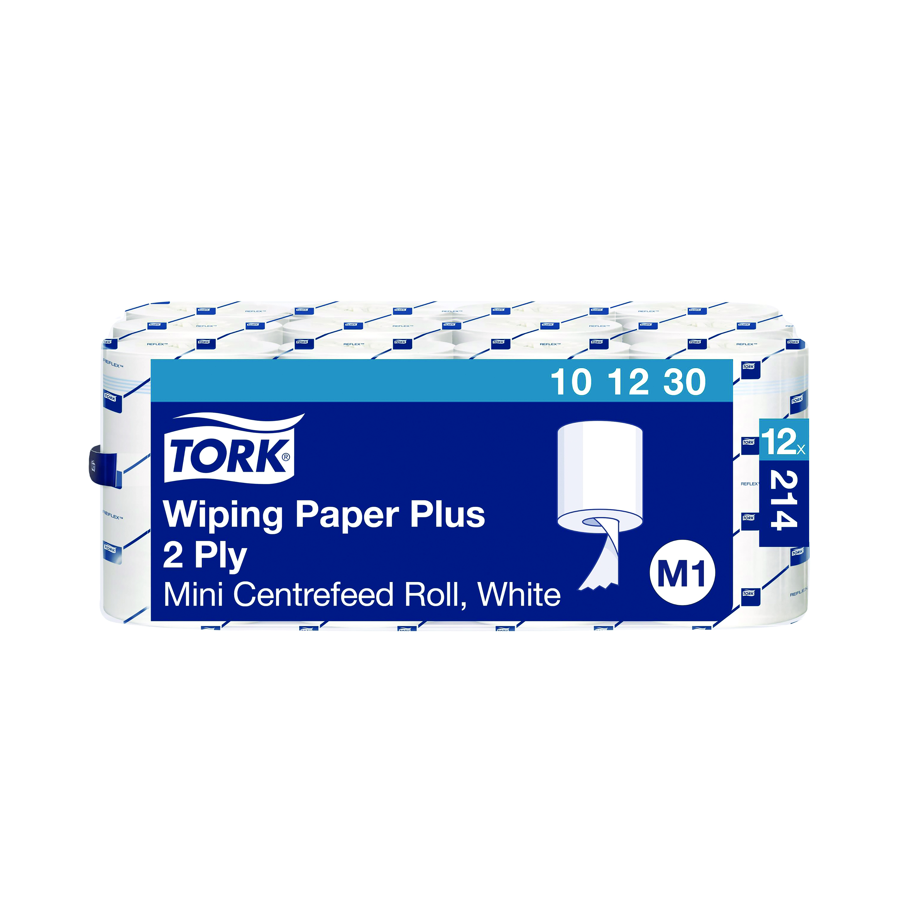 Tork+Mini+Centrefeed+Roll+2-Ply+75m+White+%28Pack+of+12%29+101230