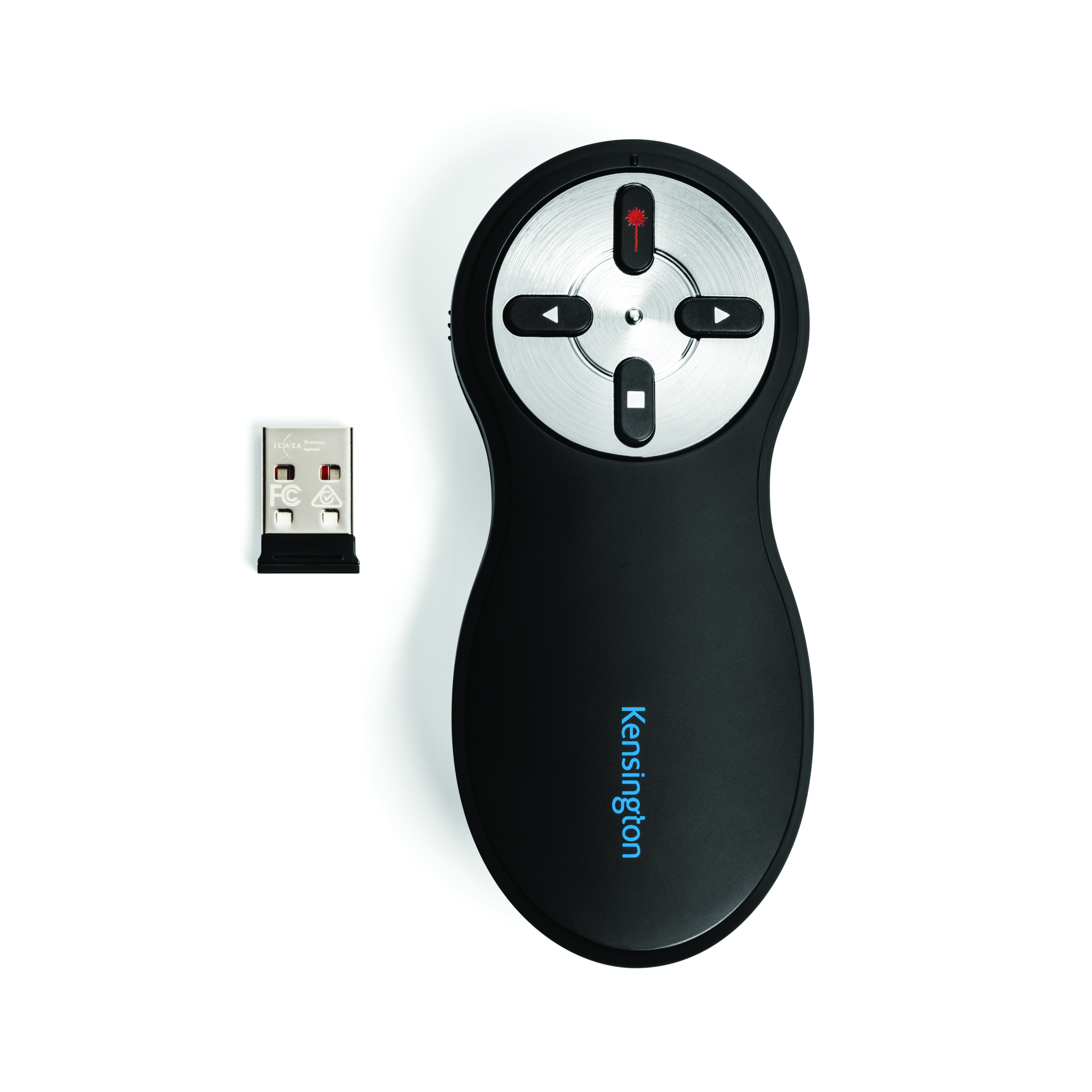 Kensington+Wireless+USB+Presenter+Black%2FChrome+K33373EU