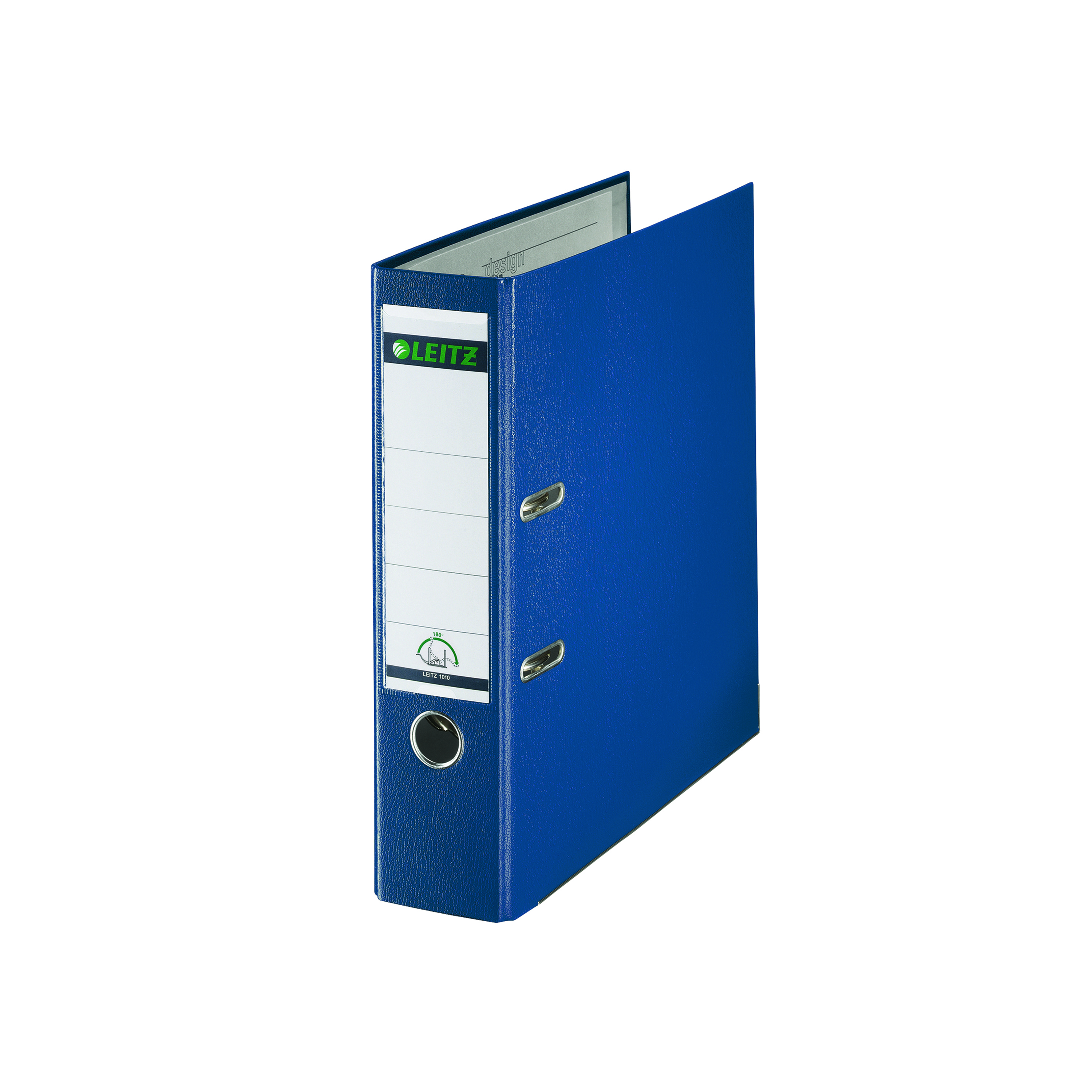 Leitz+180+Lever+Arch+File+Poly+80mm+A4+Blue+%28Pack+of+10%29+10101035