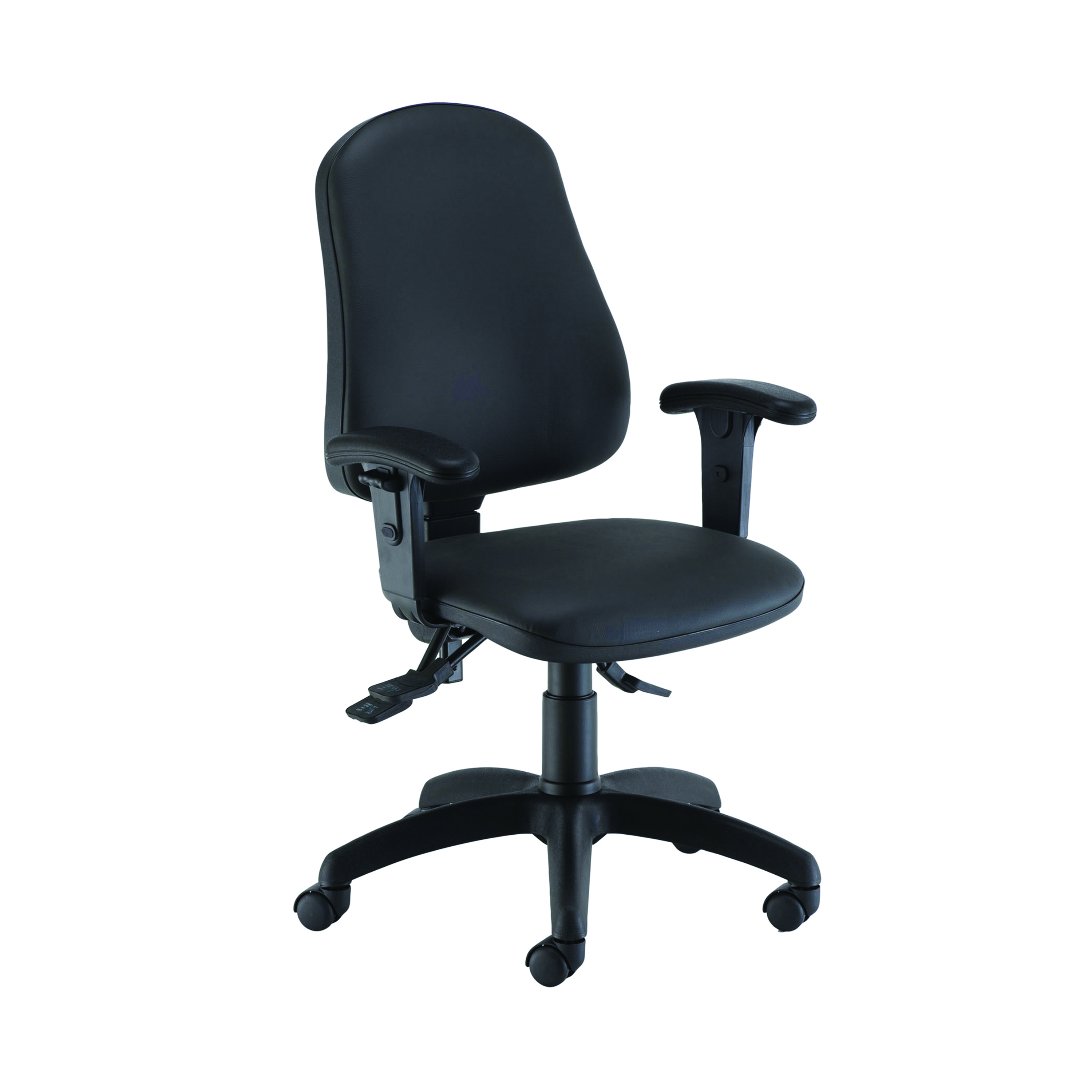 Jemini+Intro+Posture+Chair+with+Arms+470x550x910mm+Polyurethene+KF822639