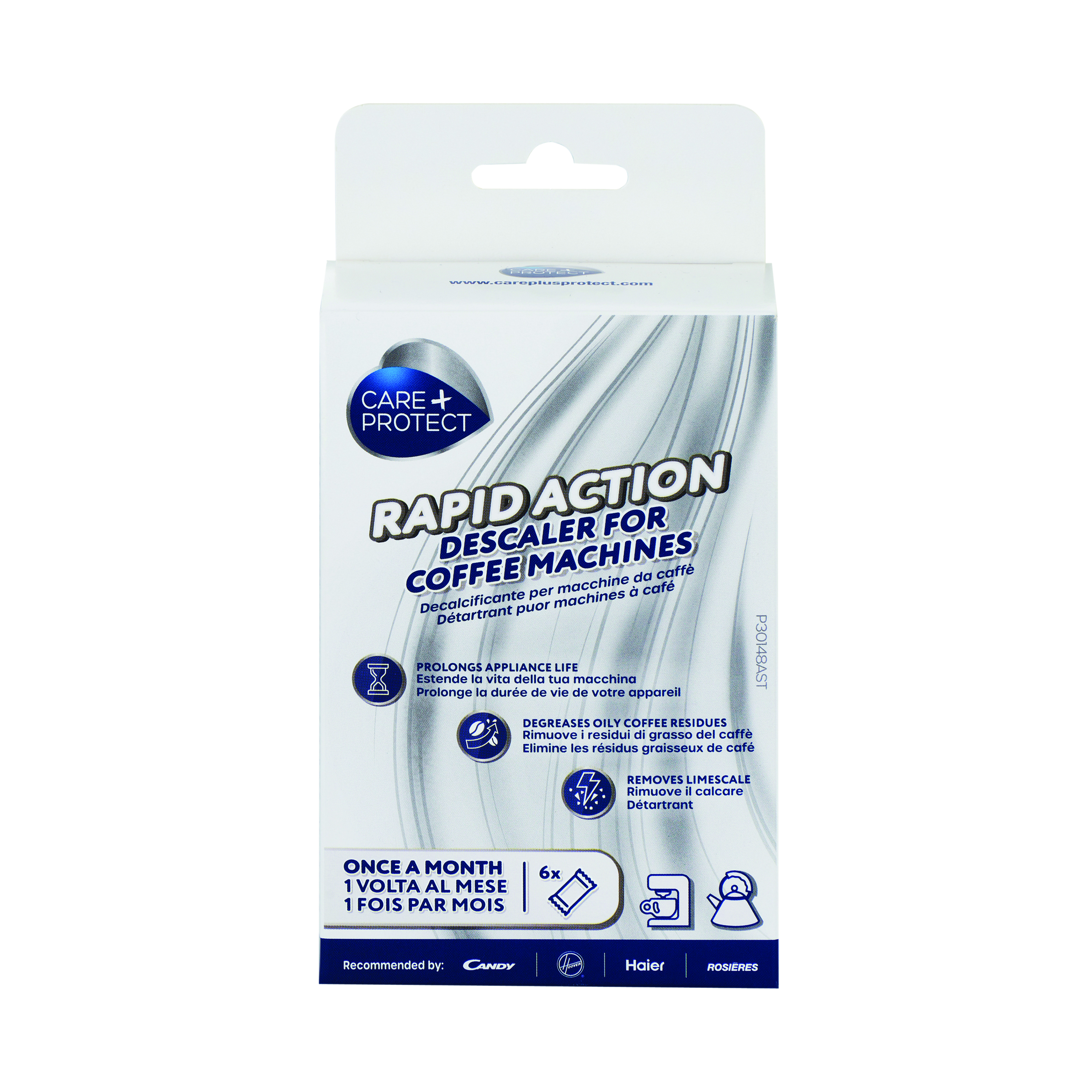 Care+%2B+Protect+Coffee+Machine+Descaler+Sachets+%28Pack+of+6%29+35602764