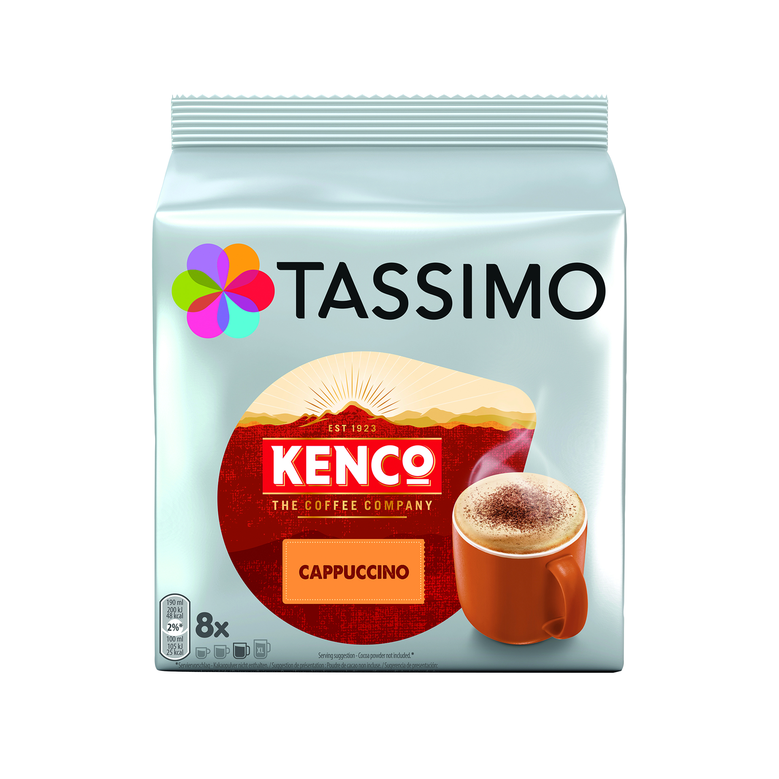 Tassimo+Kenco+Cappuccino+Coffee+Pods+%285+Packs+of+8+%29+4041300