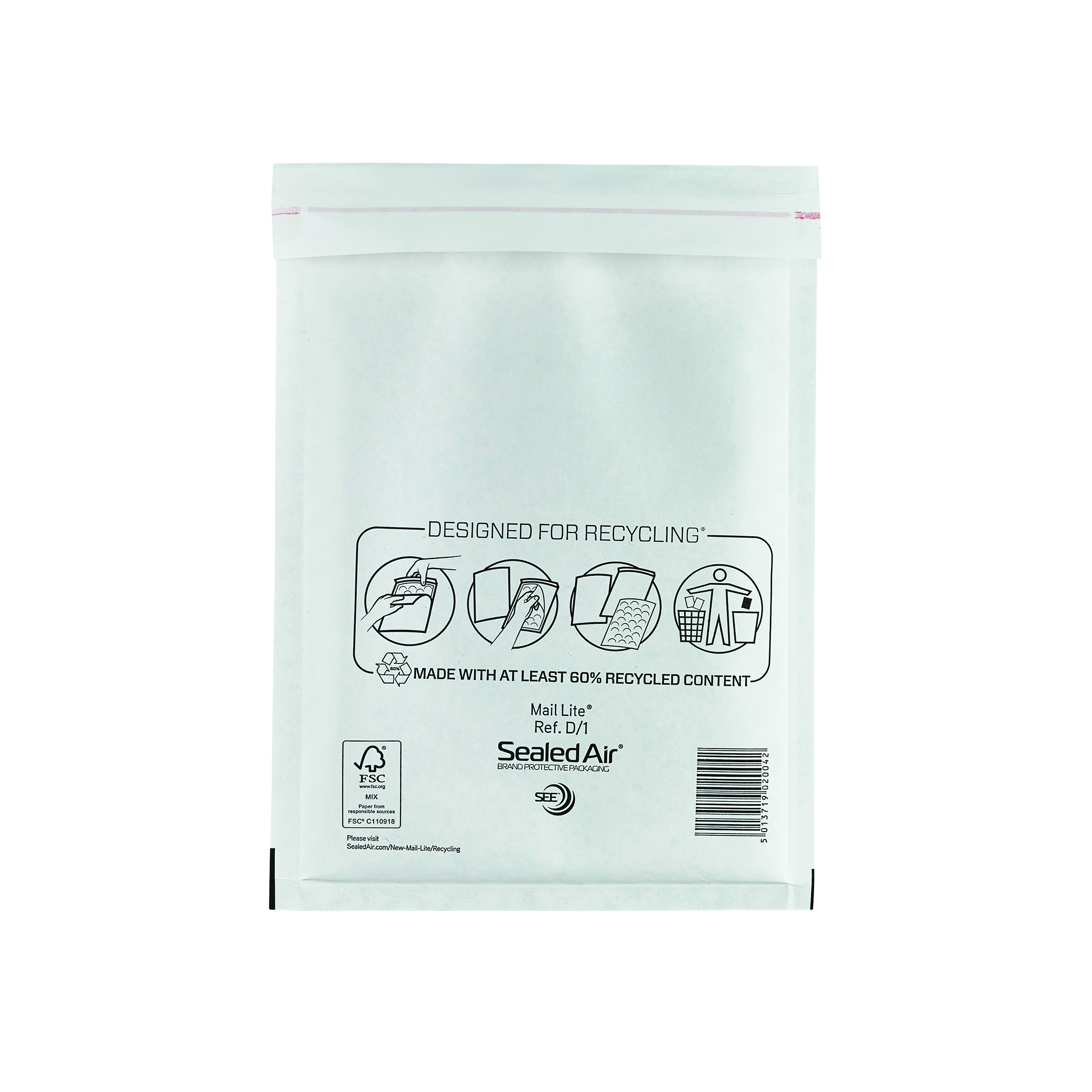 Sealed+Air+Bubble+Postal+Bag+White+D1-180x260+%28Pack+of+100%29+101098082