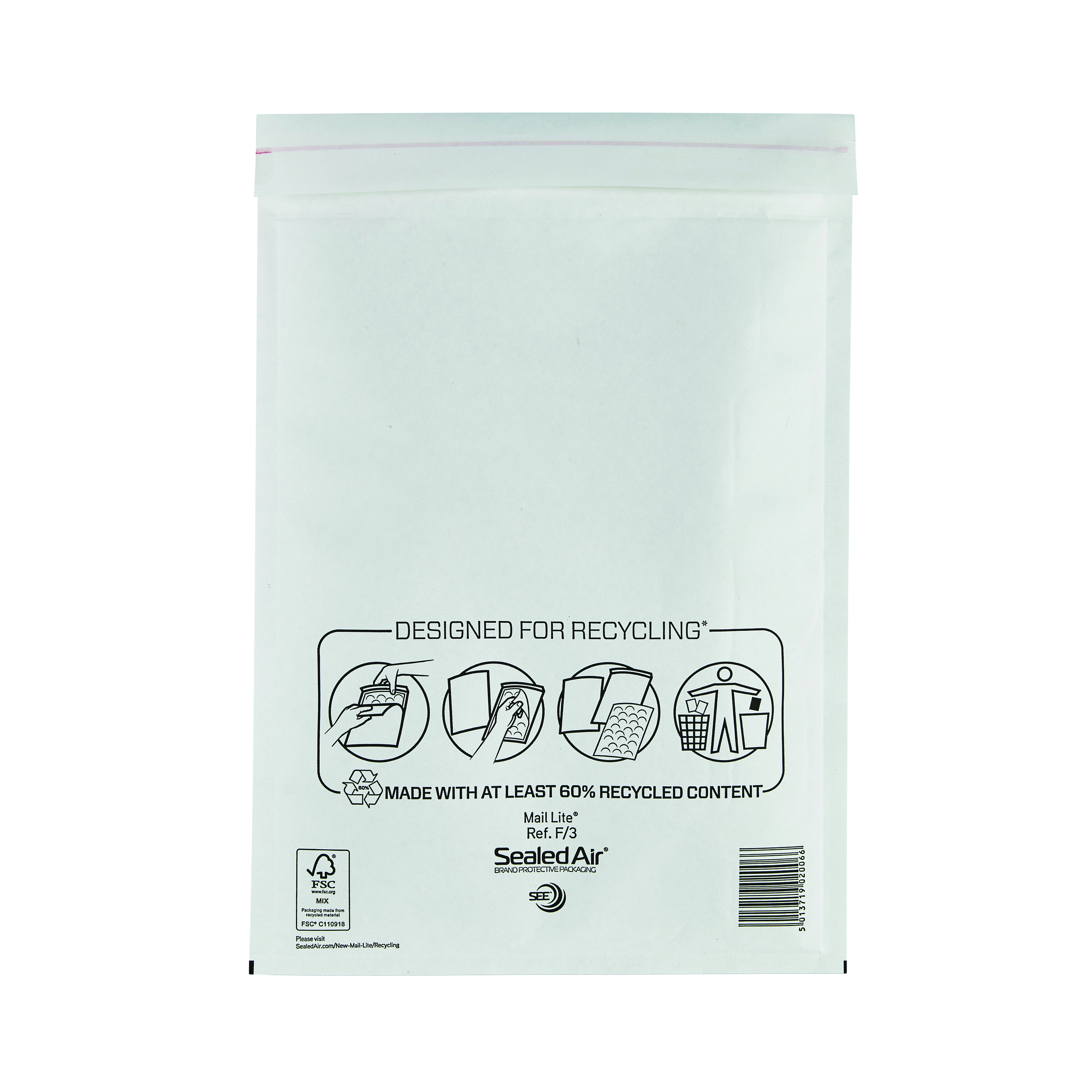 Sealed+Air+Bubble+Postal+Bag+White+F3-220x330+%28Pack+of+50%29+101098084