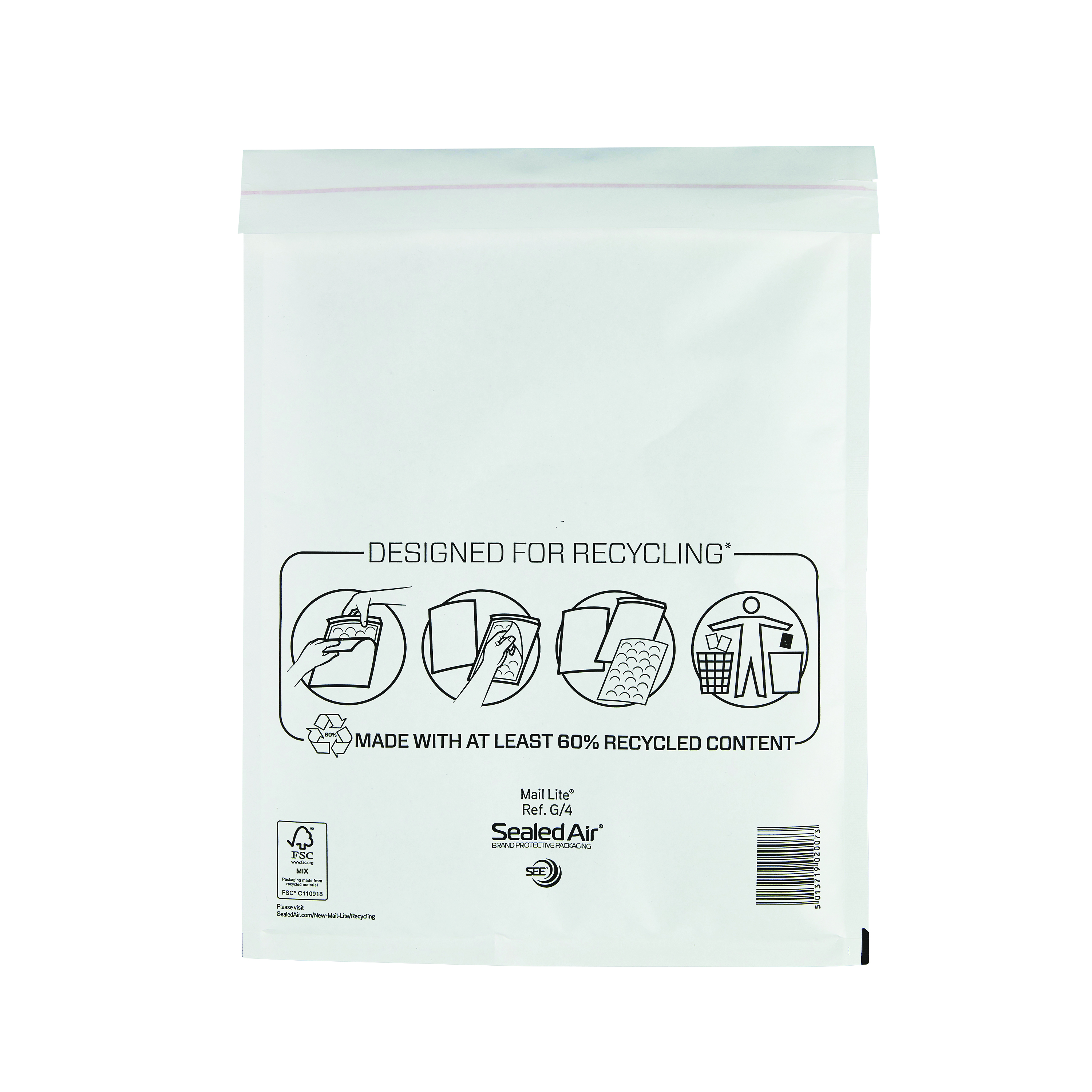 Sealed+Air+Bubble+Postal+Bag+White+G4-240x330+%28Pack+of+50%29+101098085