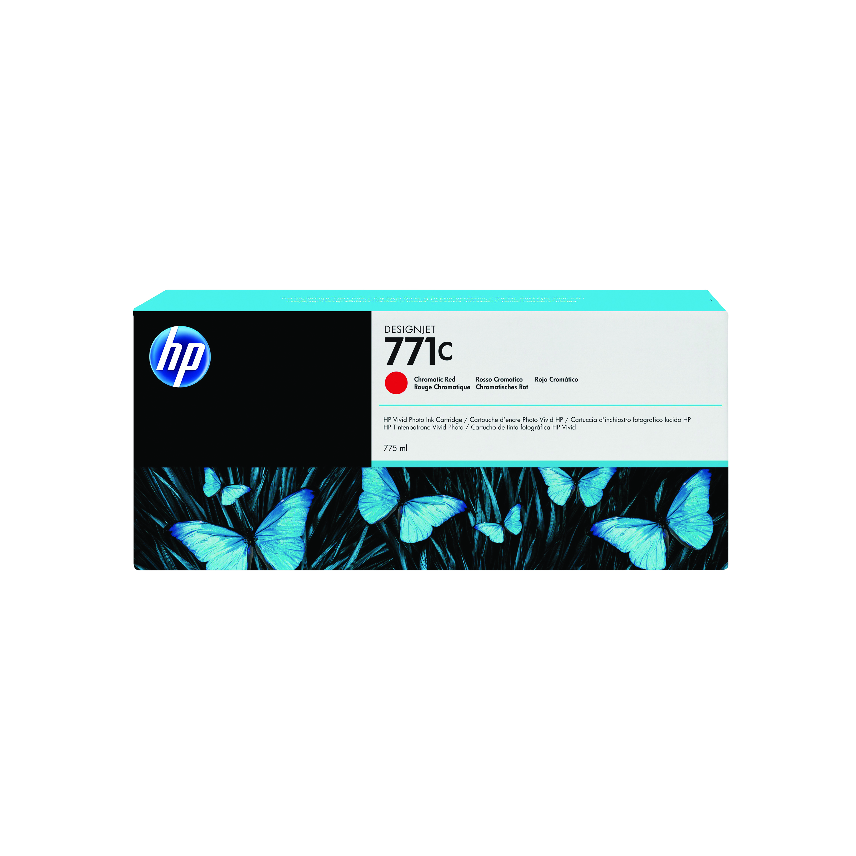 HP 771C Chromatic Red Designjet Ink Cartridge B6Y08A