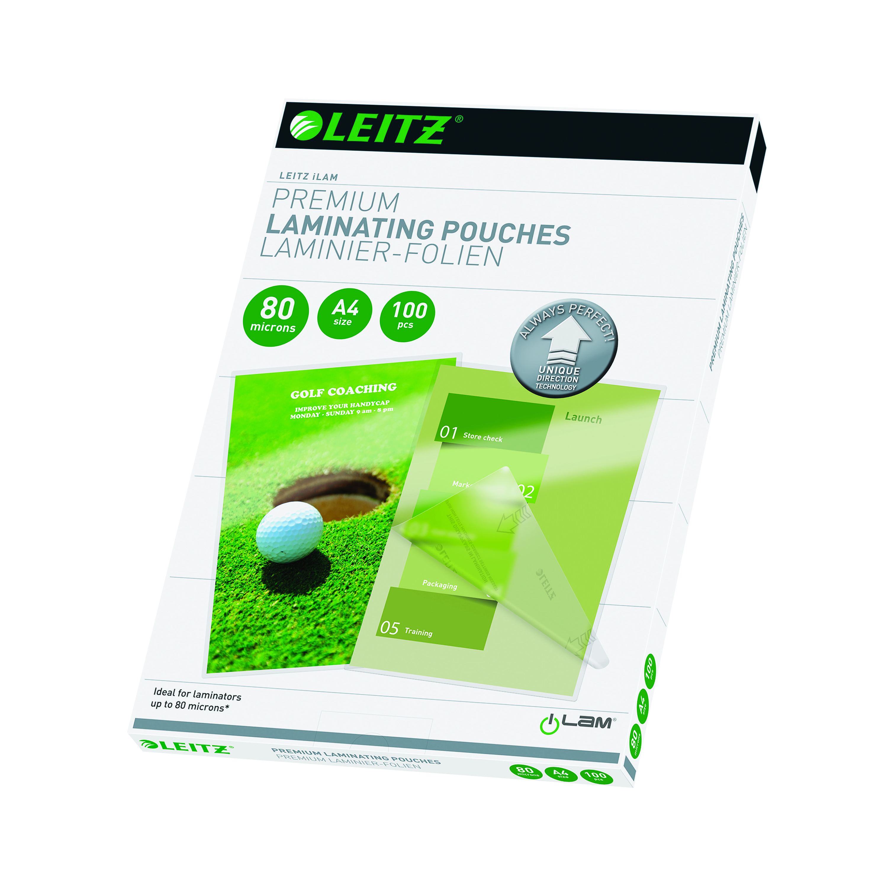 Leitz+iLAM+Premium+Laminating+Pouch+A4+160+Micron+%28Pack+of+100%29+74780000