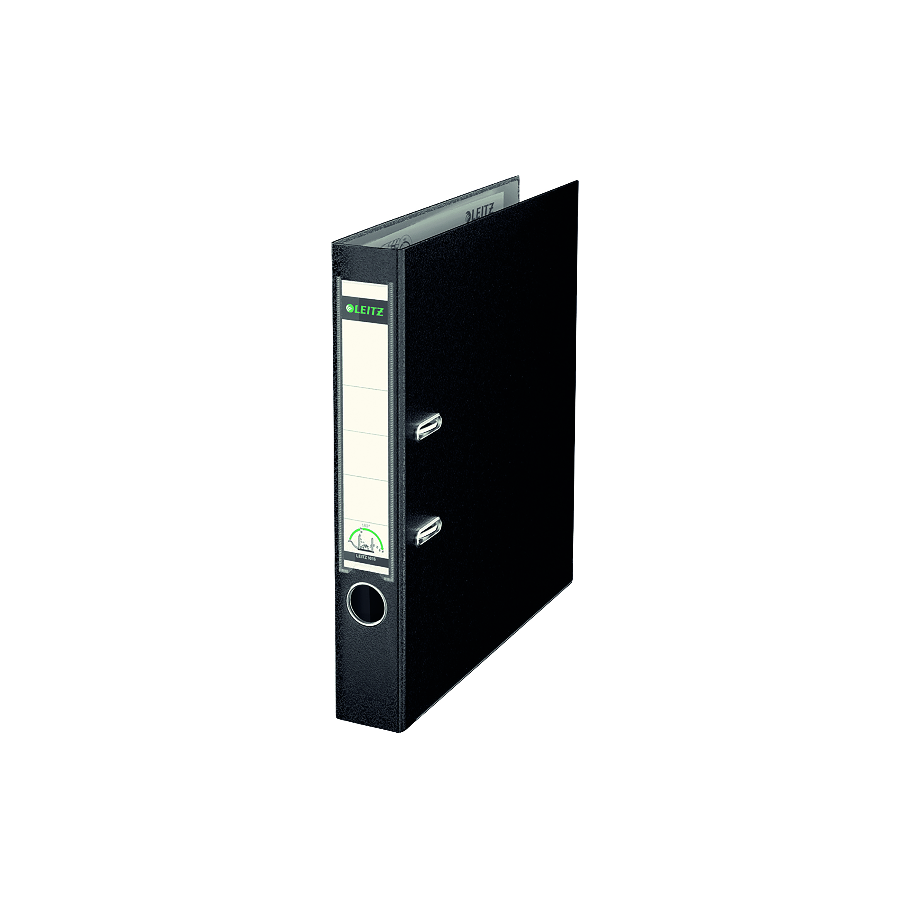 Leitz+180+Lever+Arch+File+Poly+50mm+A4+Black+%28Pack+of+10%29+10151095