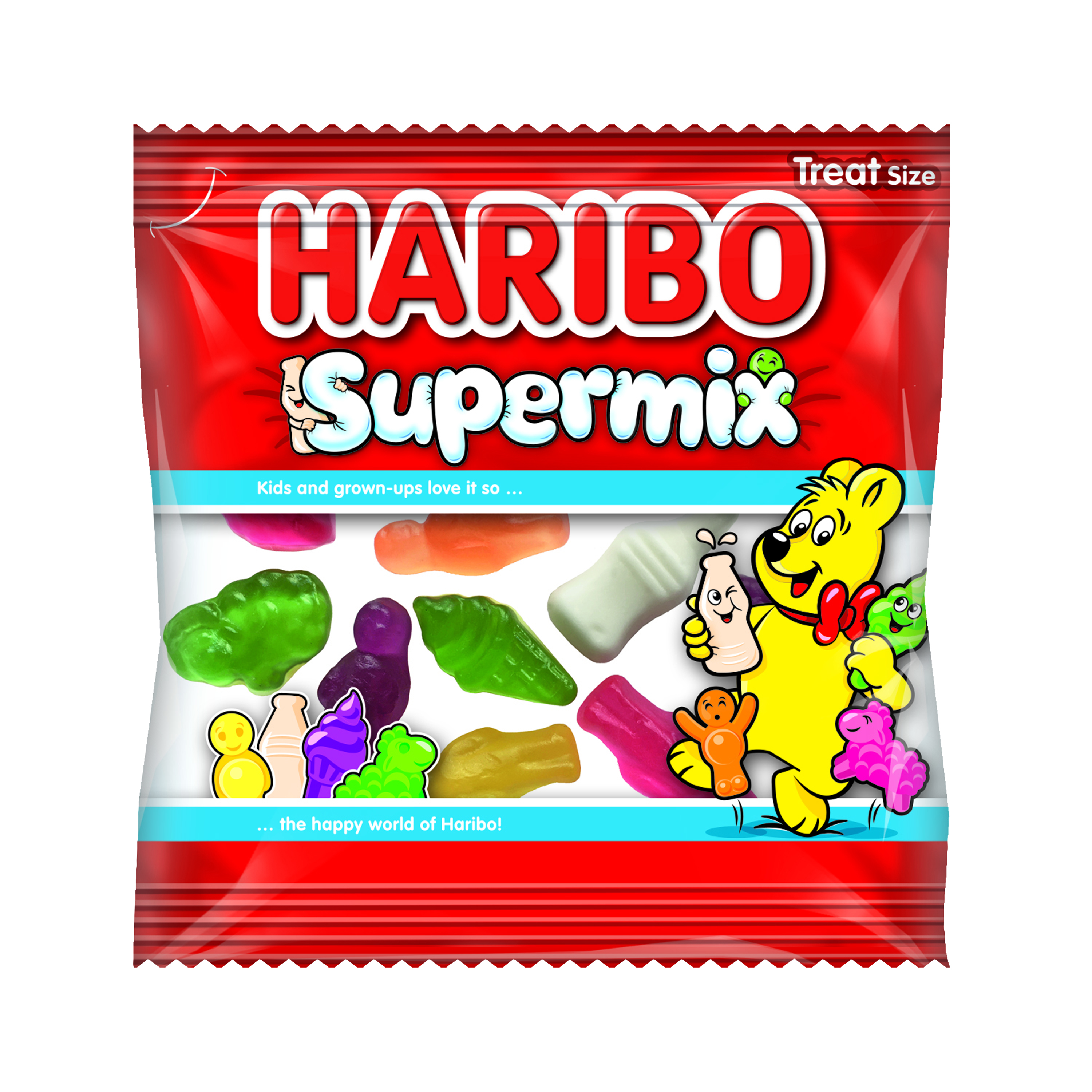 Haribo+Supermix+Mini+Bags+16g+%28Pack+of+100%29+72742