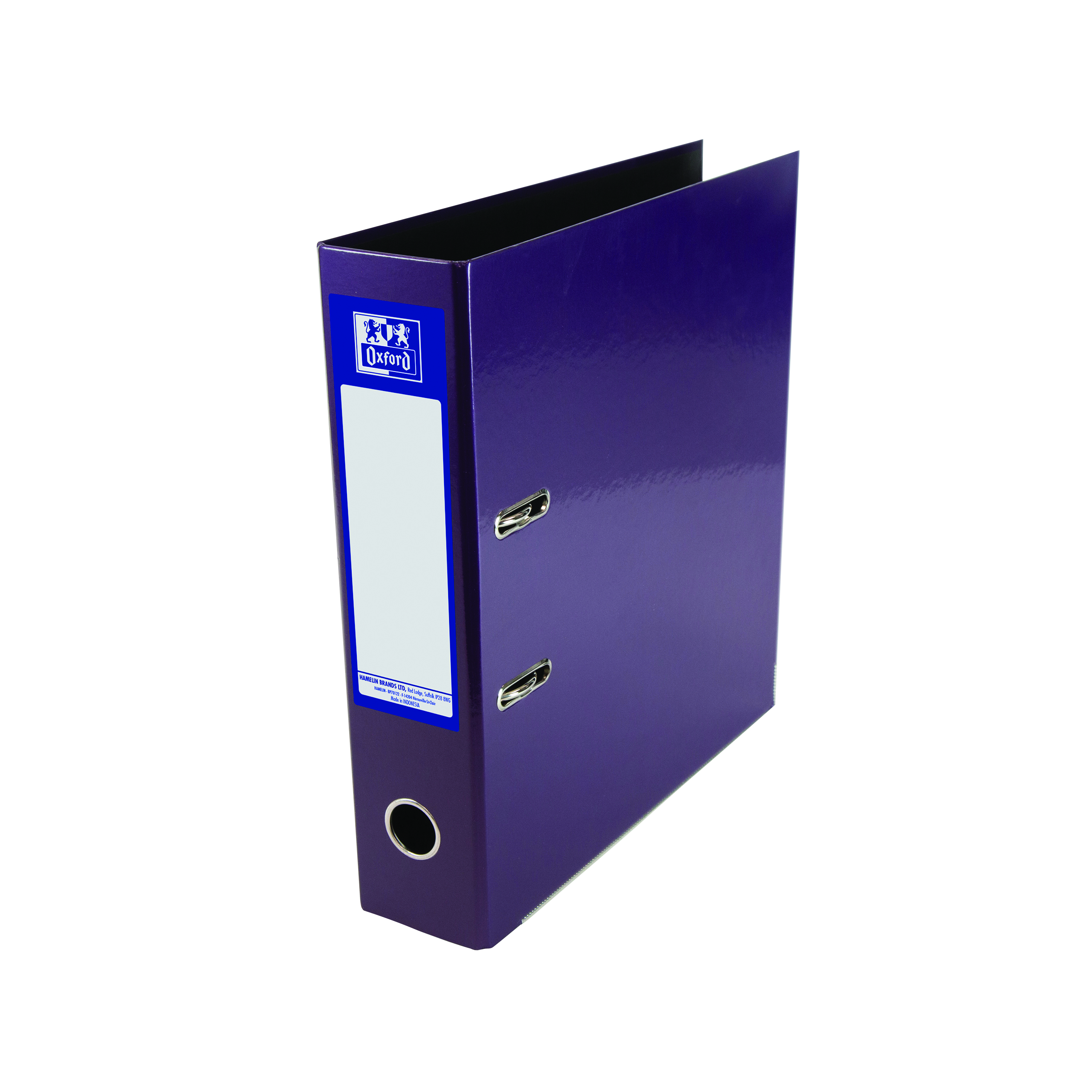 Oxford+70mm+Lever+Arch+File+Laminated+A4+Purple+400107440