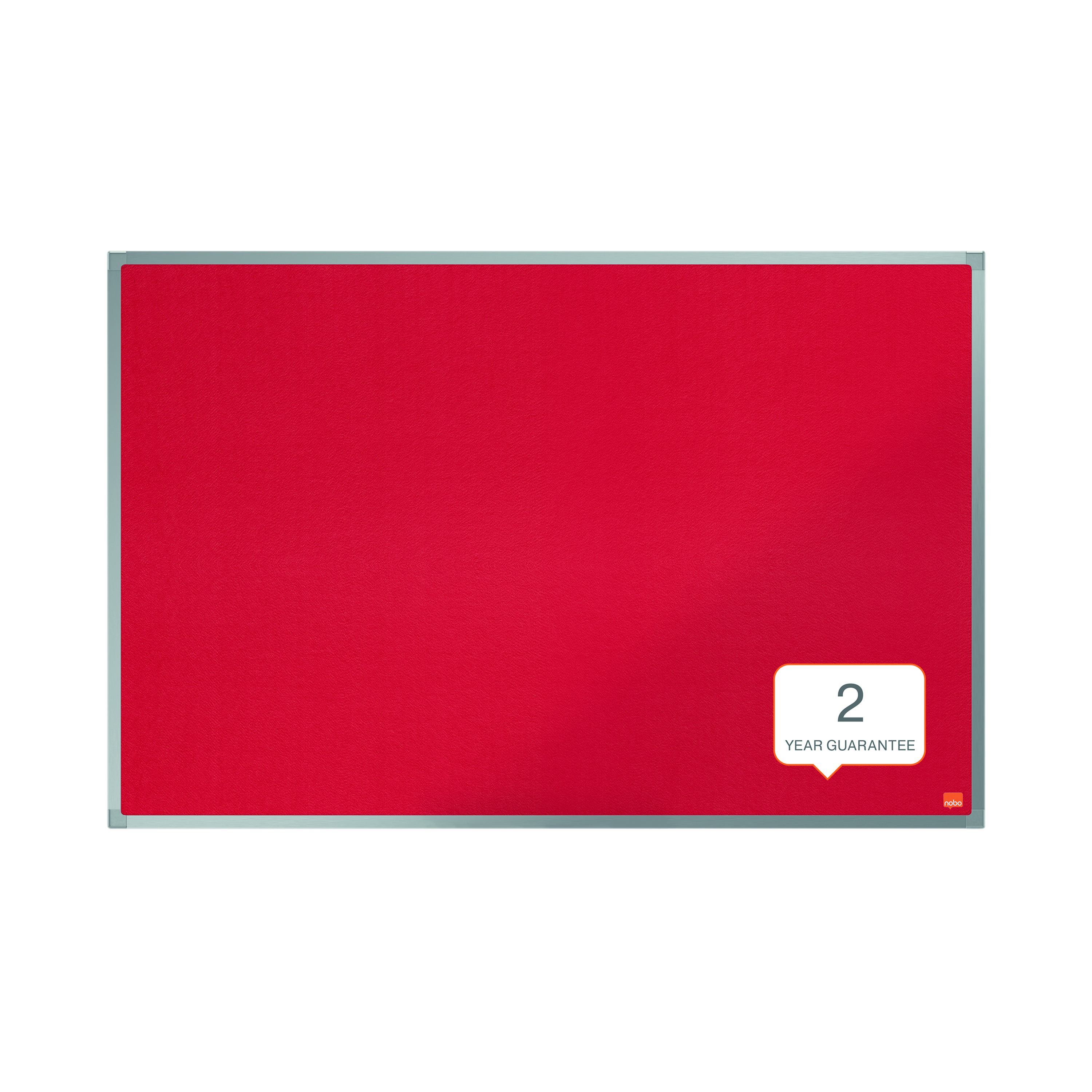 Nobo+Essence+Felt+Notice+Board+900+x+600mm+Red+1904066