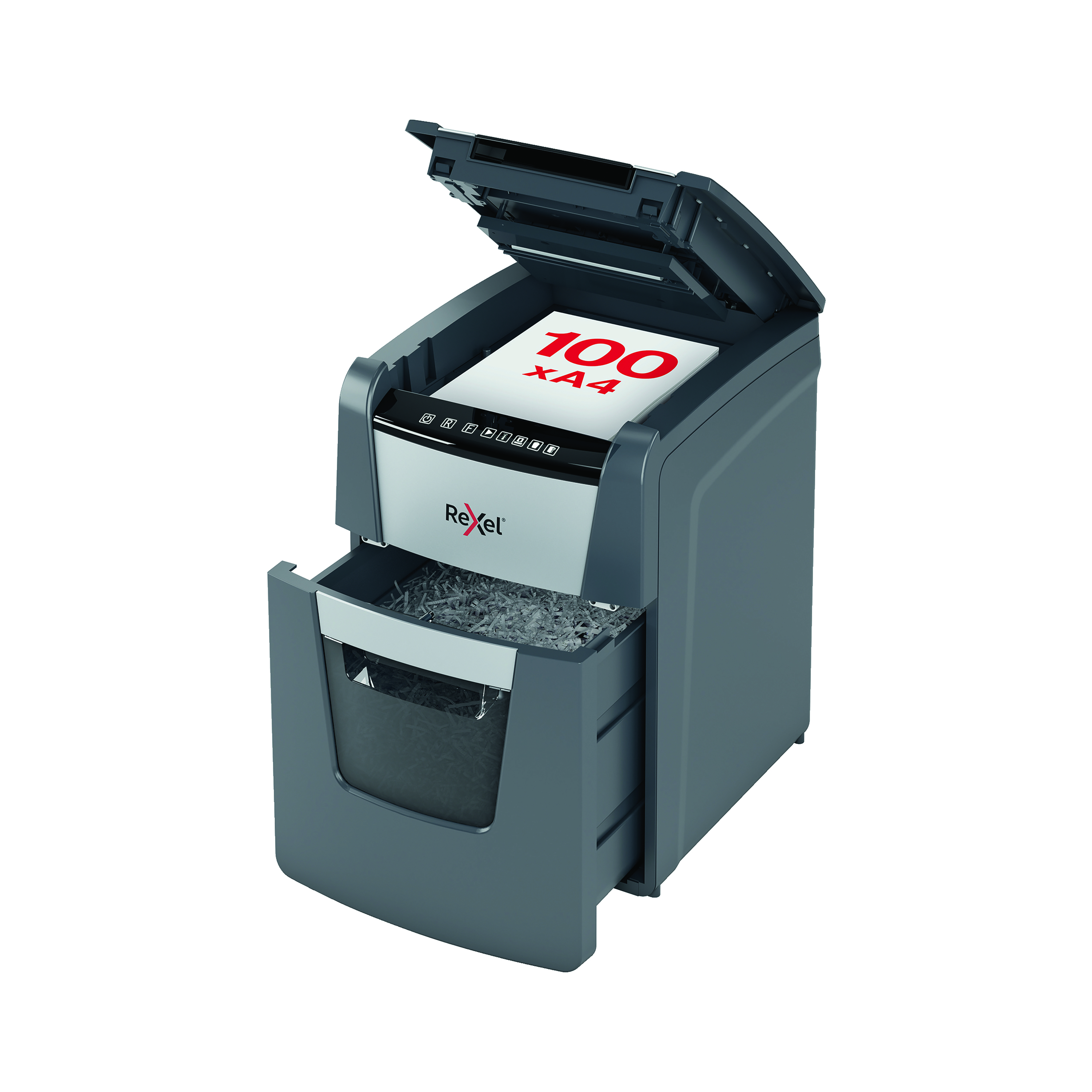 Rexel+Optimum+AutoFeed%2B+100X+Cross-Cut+P-4+Shredder+2020100X
