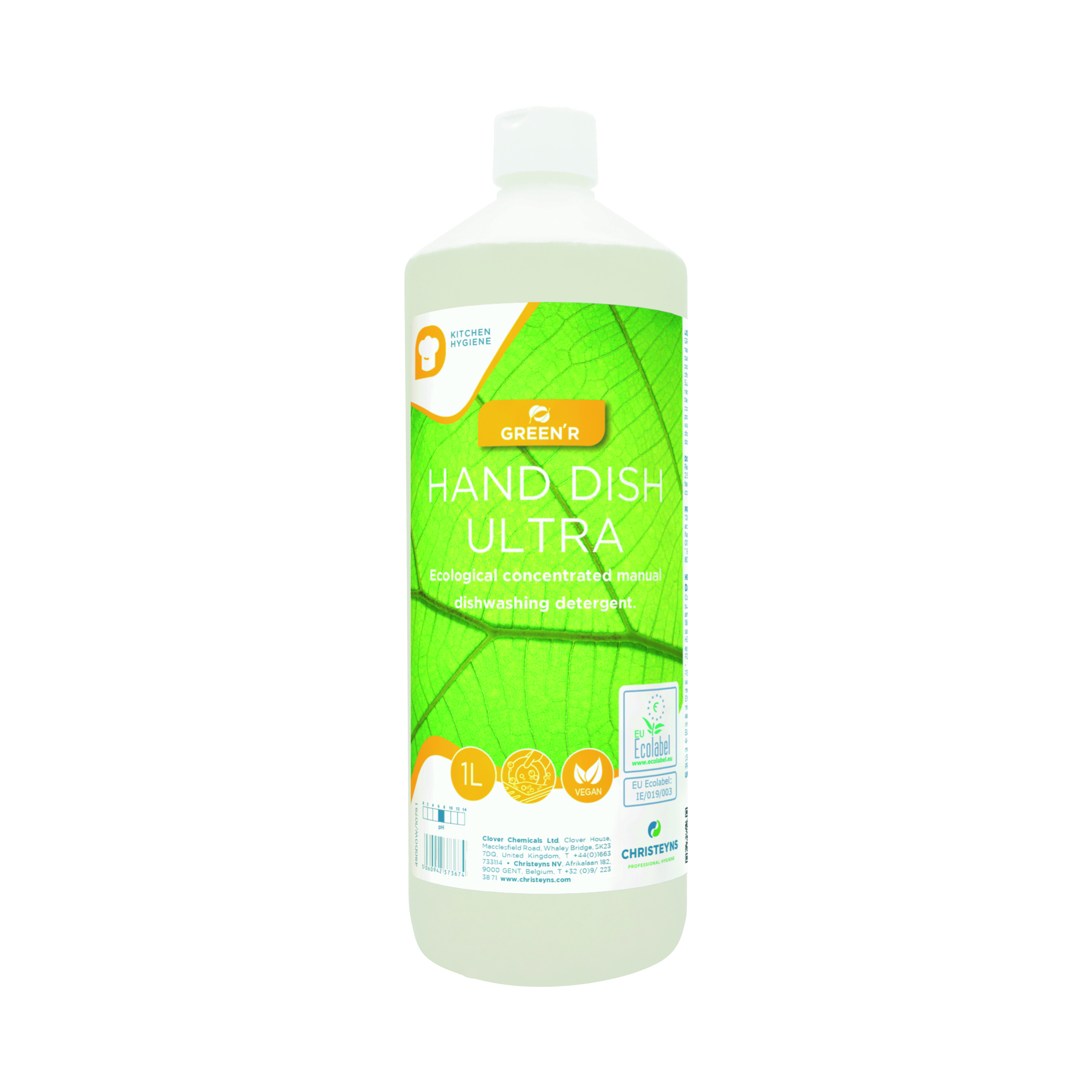 Christeyns+Green%26apos%3Br+Hand+Dish+Ultra+Hand+Dishwashing+Detergent+1L+%28Pack+of+12%29+490DONCCGB1079