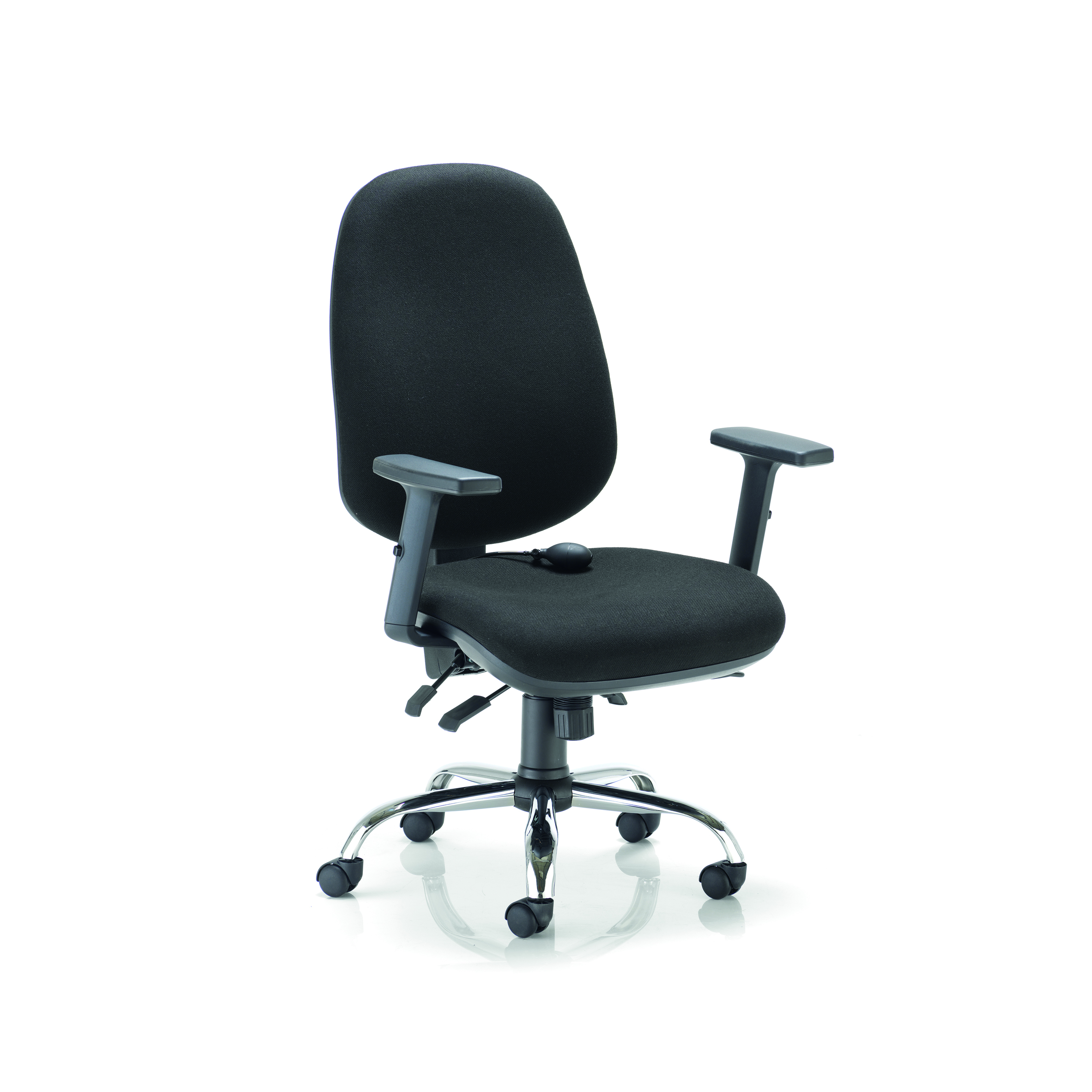 Arista+Aire+High+Back+Ergonomic+Maxi+Chair+675x580x1035-1230mm+Black+KF90572