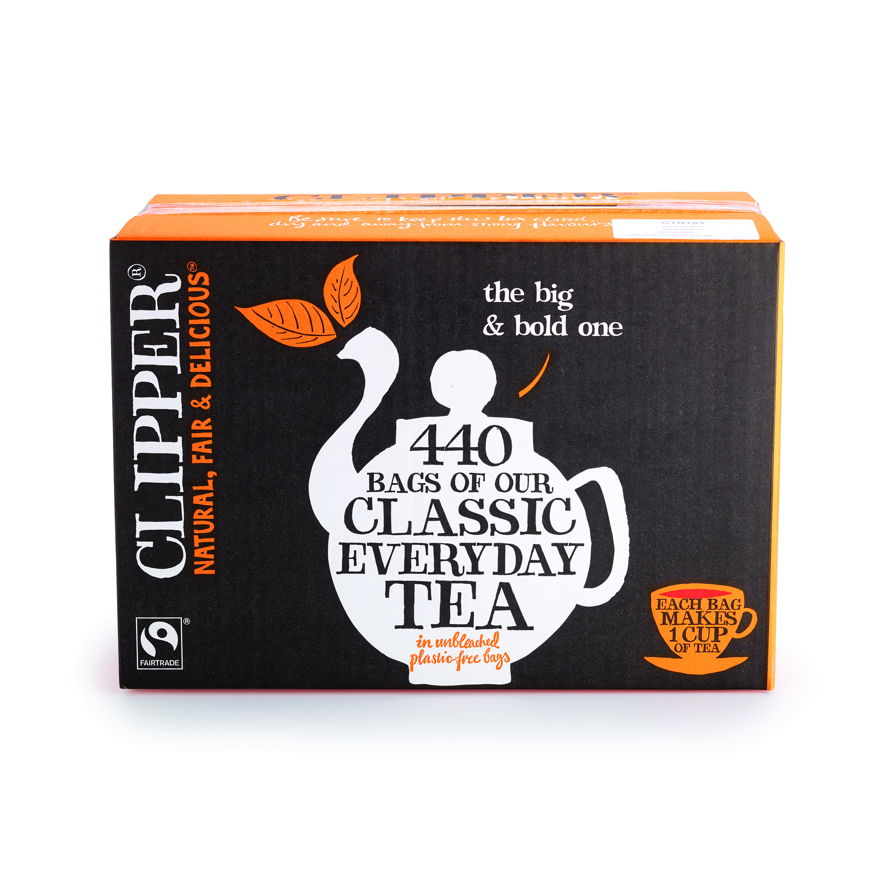 Clipper+Fairtrade+Everyday+Tea+Bags+%28Pack+of+440%29+A06816