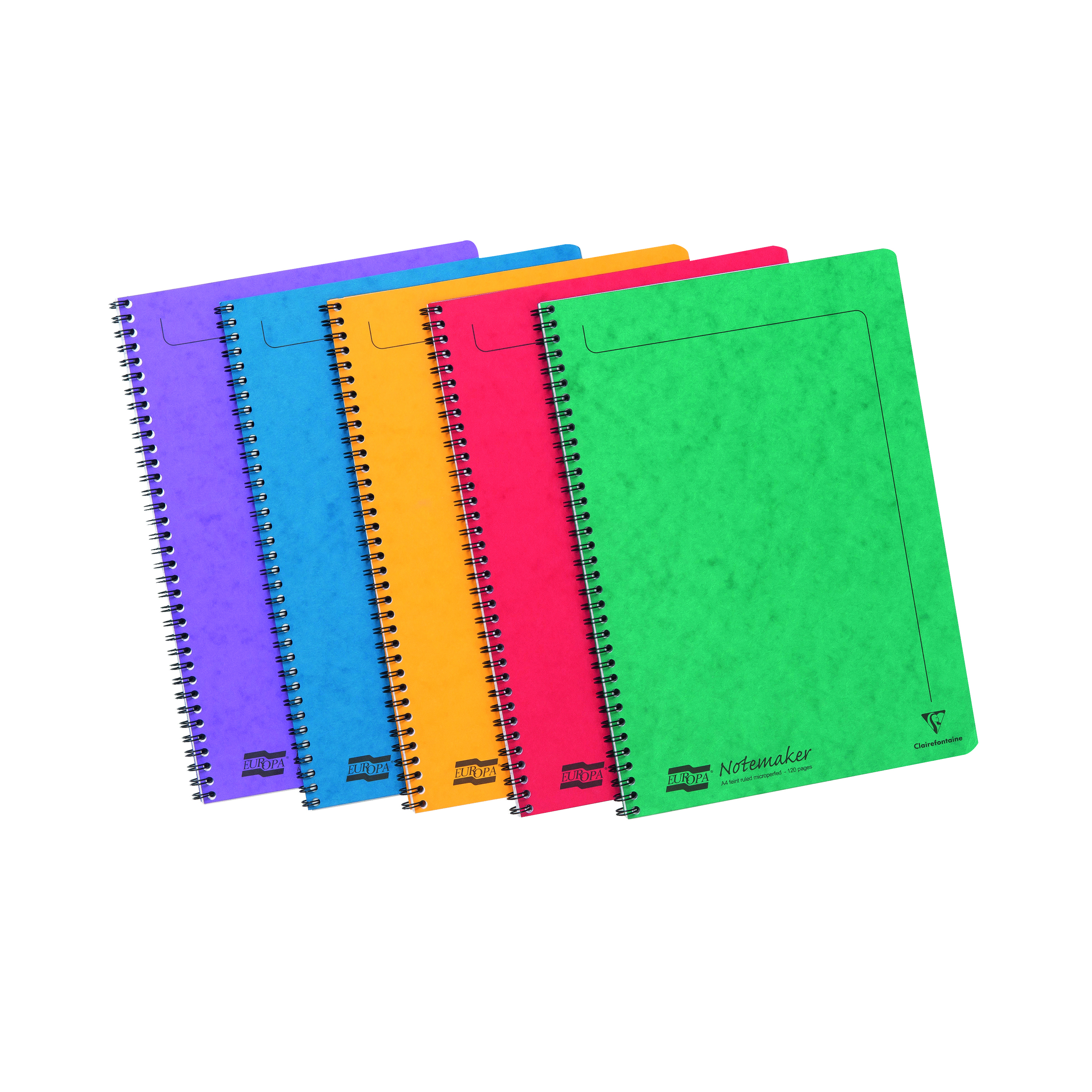Clairefontaine+Europa+Notemaker+A4+Assortment+A+%28Pack+of+10%29+4860
