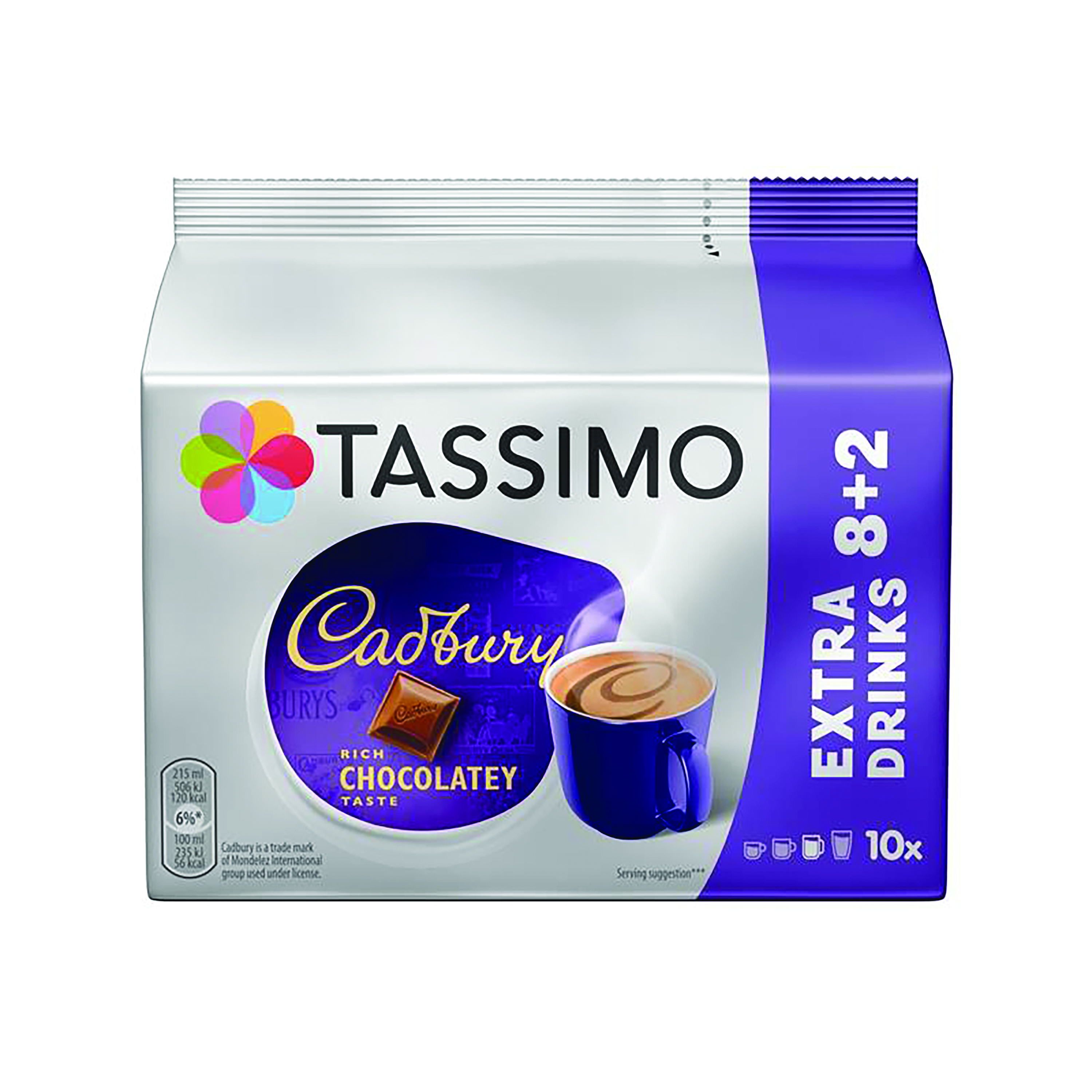 Tassimo+Cadbury+Hot+Chocolate+240g+5x10+Pods+%28Pack+of+50%29+4058265