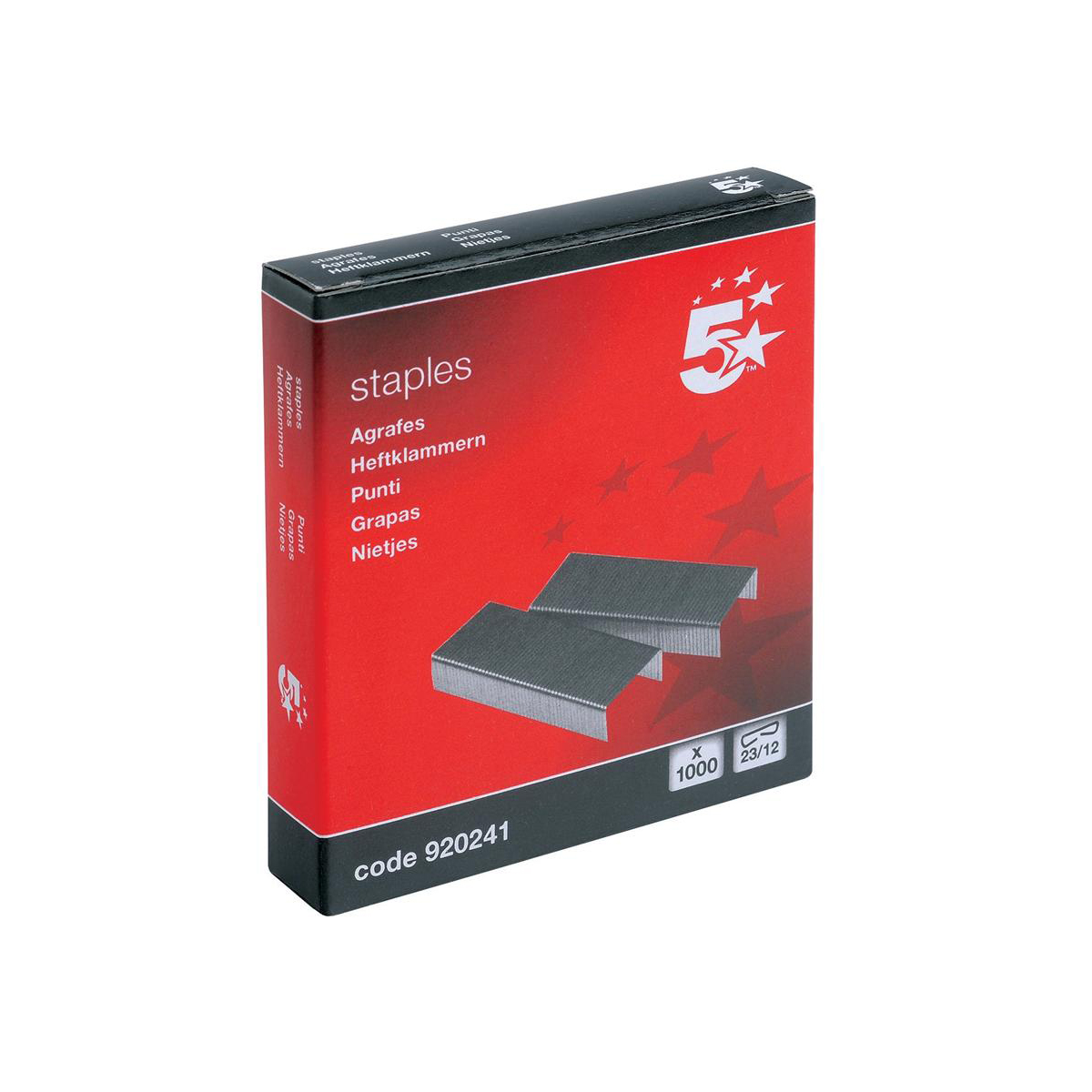 5+Star+Staples+23%2F12+%28Pack+of+1000%29