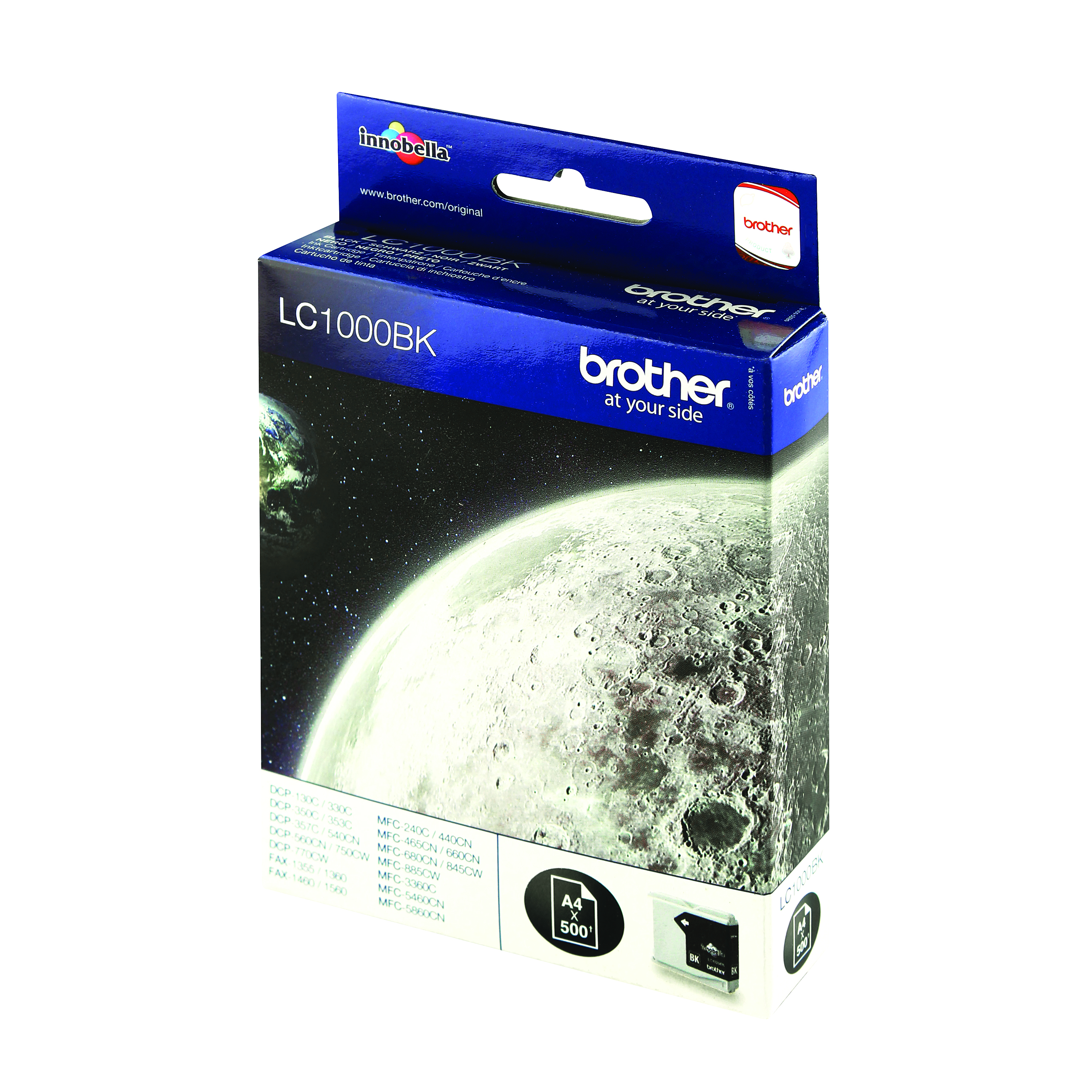 Brother+LC100BK+Inkjet+Cartridge+Black+LC1000BK
