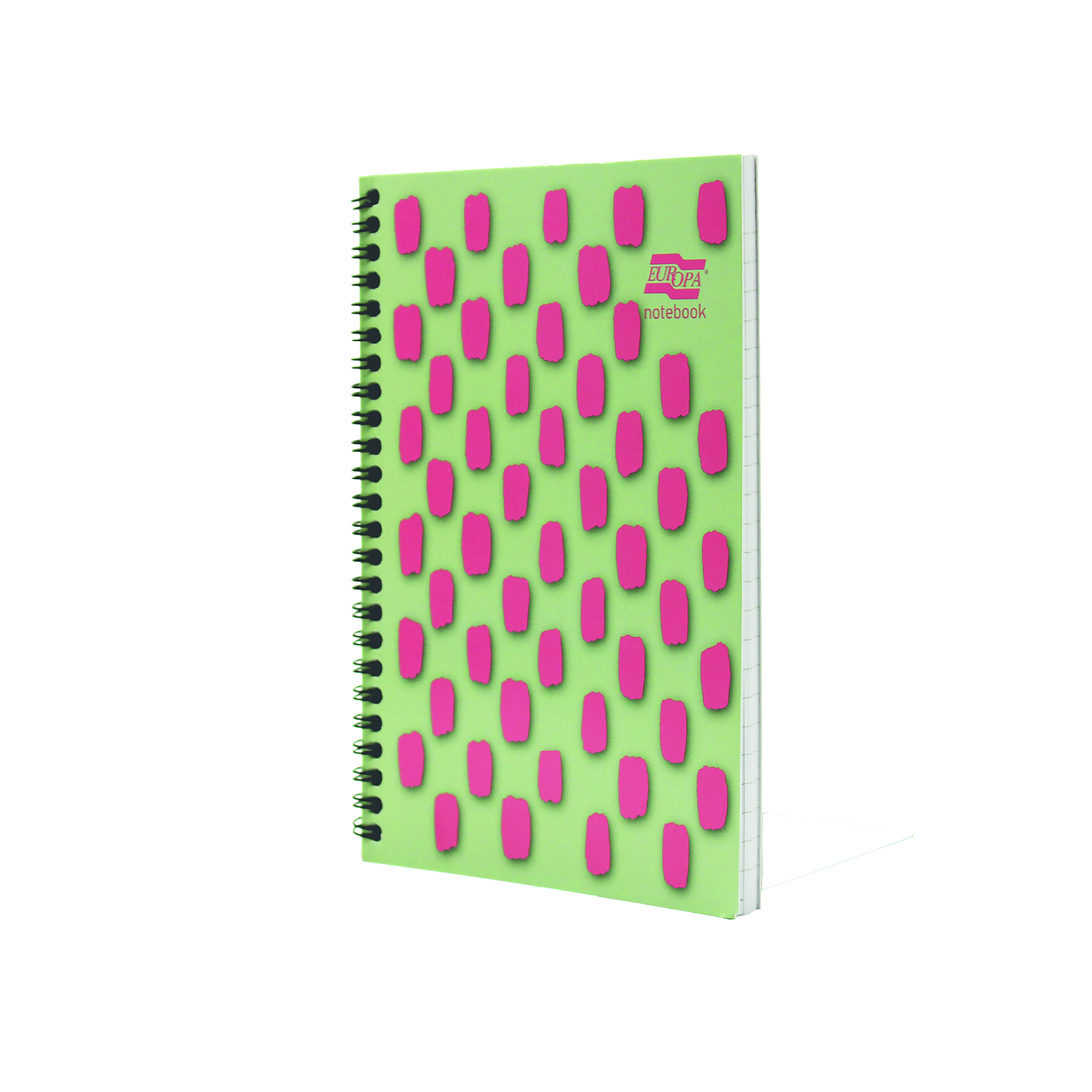 Europa+Splash+Notebooks+160+Lined+Pages+A5+Pink+Cover+%28Pack+of+3%29+EU1505Z